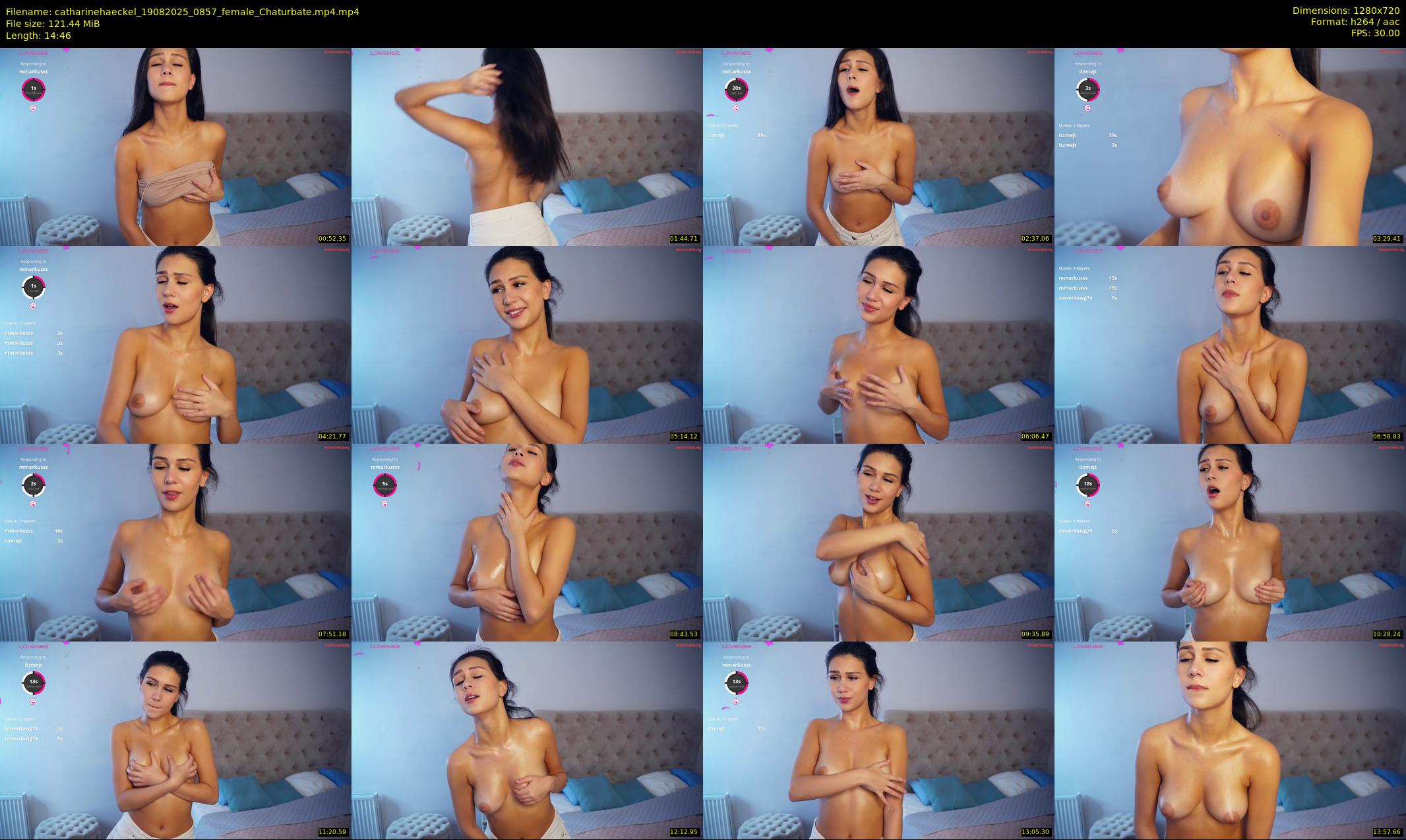 catharinehaeckel — 15 minute Chaturbate female cam show recording, 720p, Aug 19, 2025
