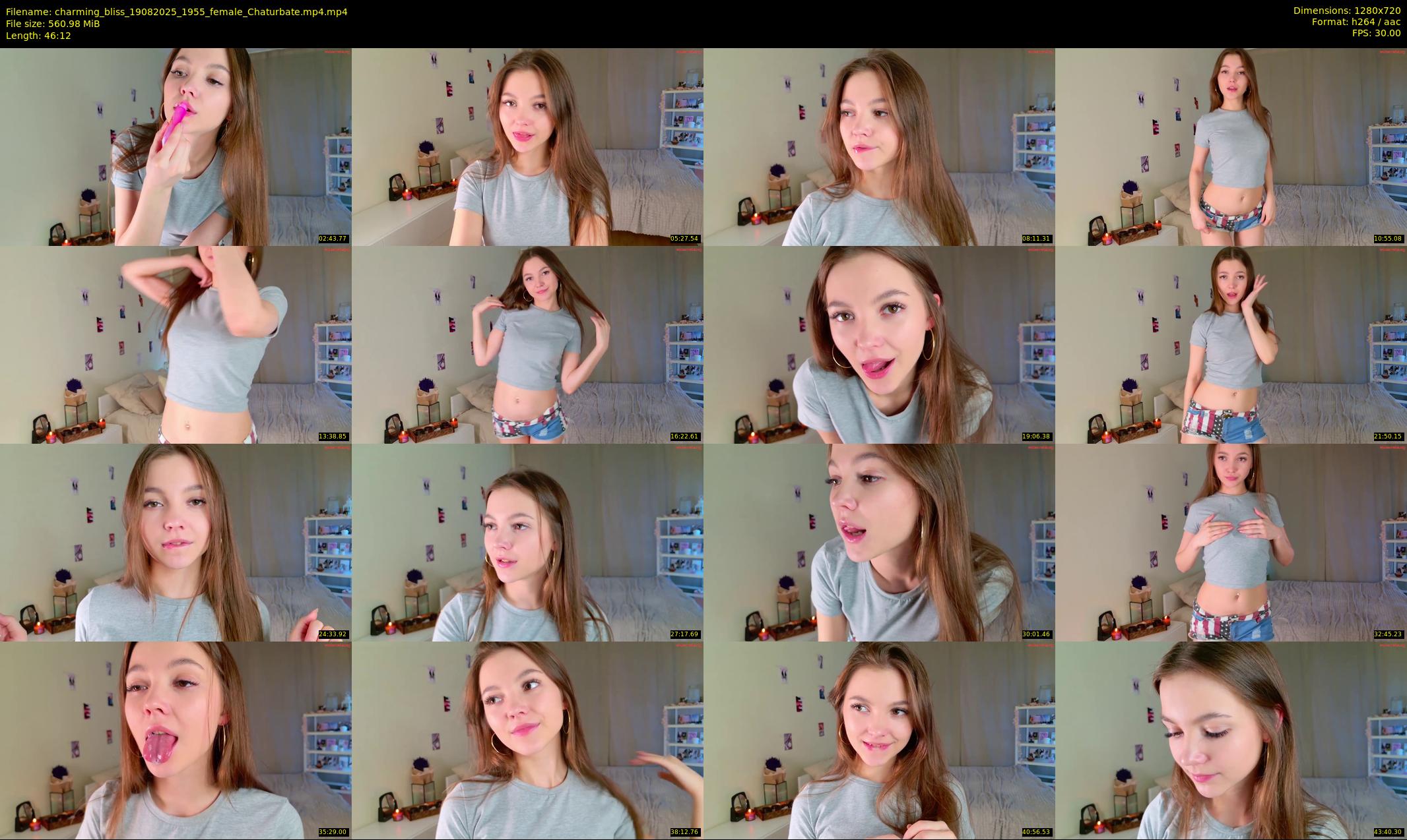 charming_bliss — 47 minute Chaturbate female cam show recording, 720p, Aug 19, 2025