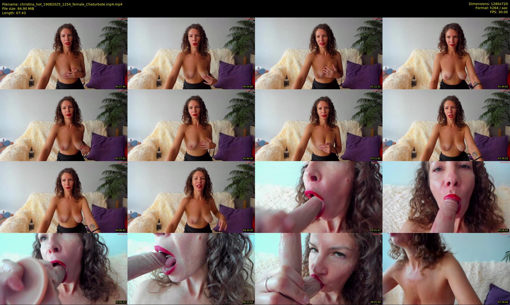 christina_hot — 8 minute Chaturbate female cam show recording, 720p, Aug 19, 2025