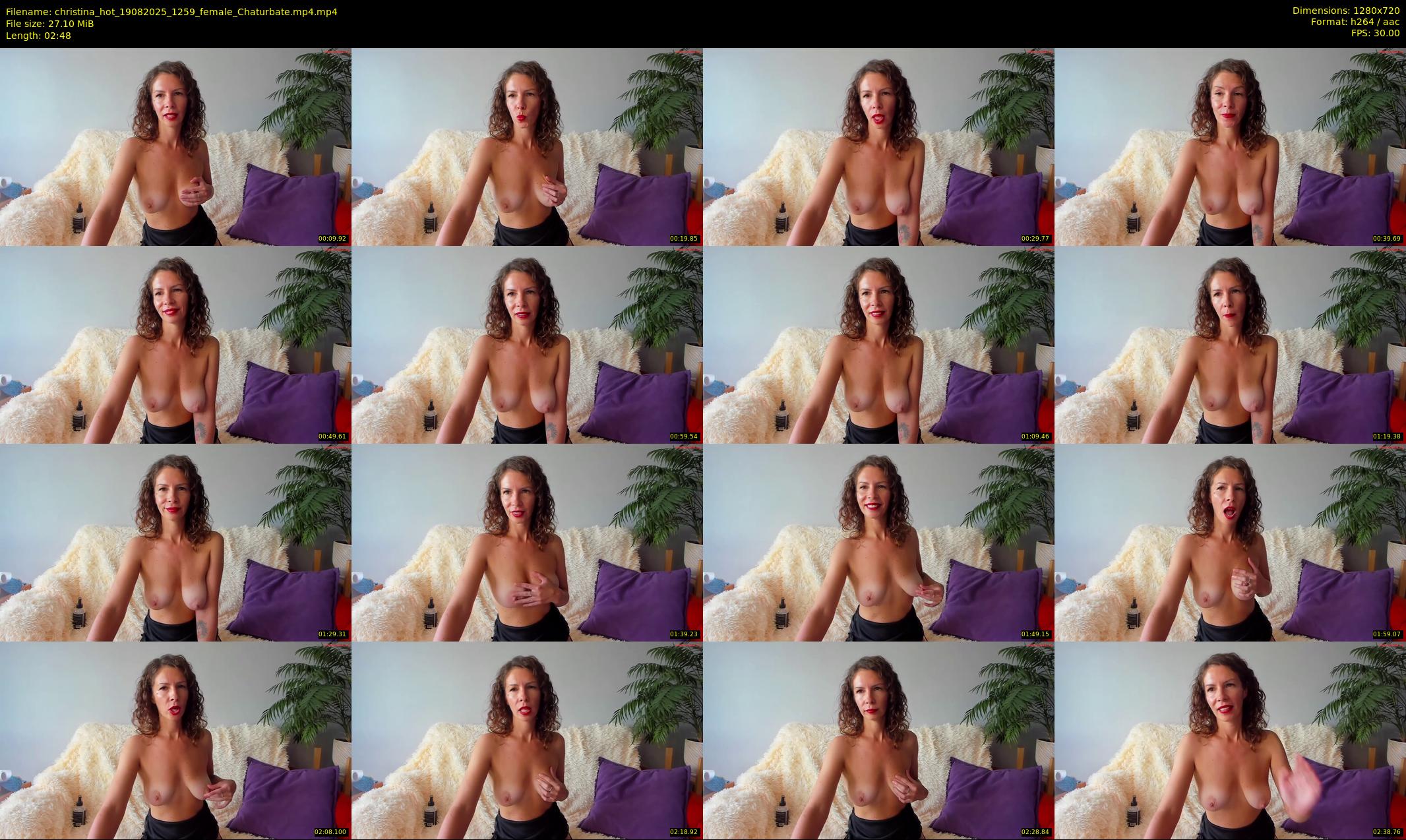 christina_hot — 3 minute Chaturbate female cam show recording, 720p, Aug 19, 2025