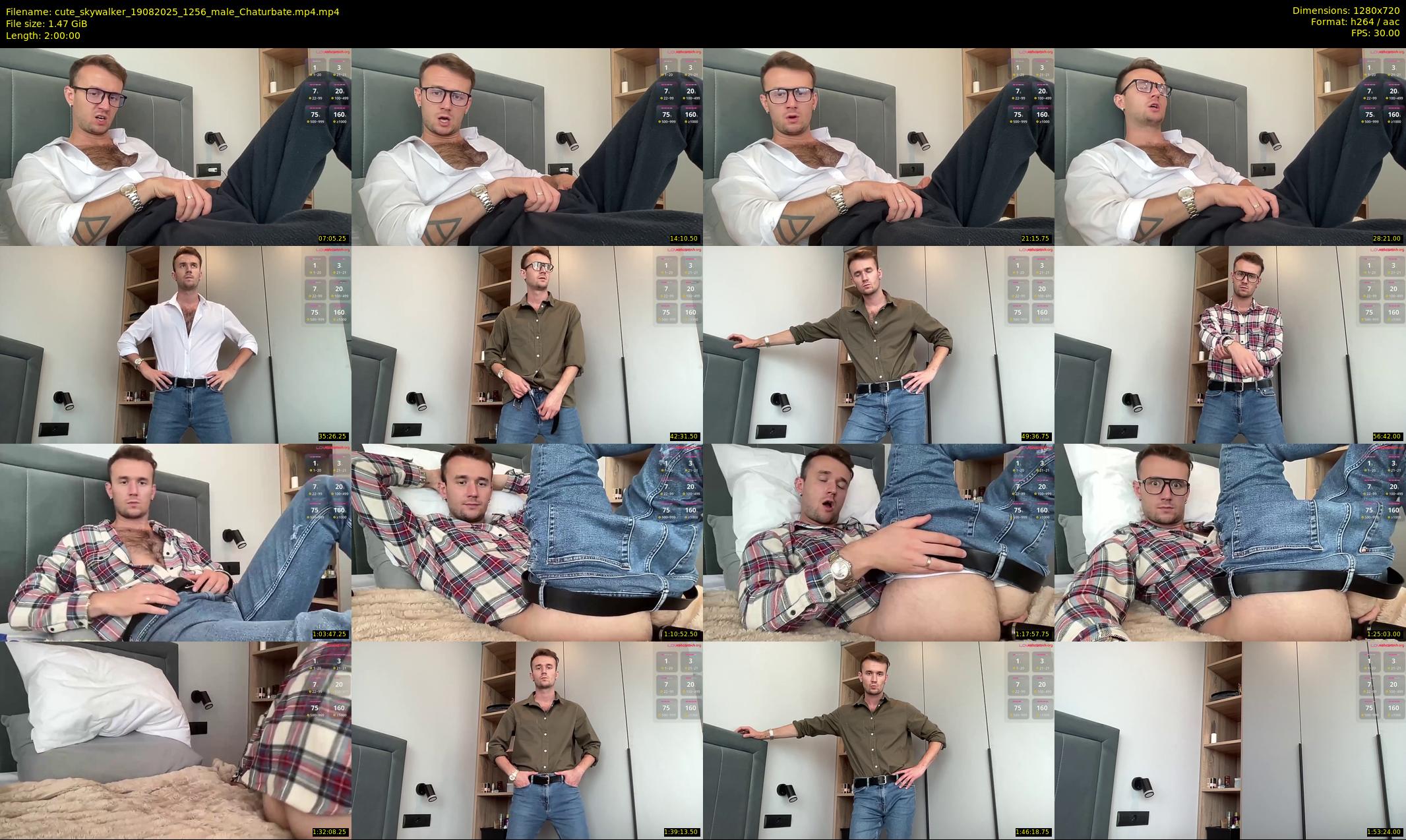 cute_skywalker — 120 minute Chaturbate male cam show recording, 720p, Aug 19, 2025