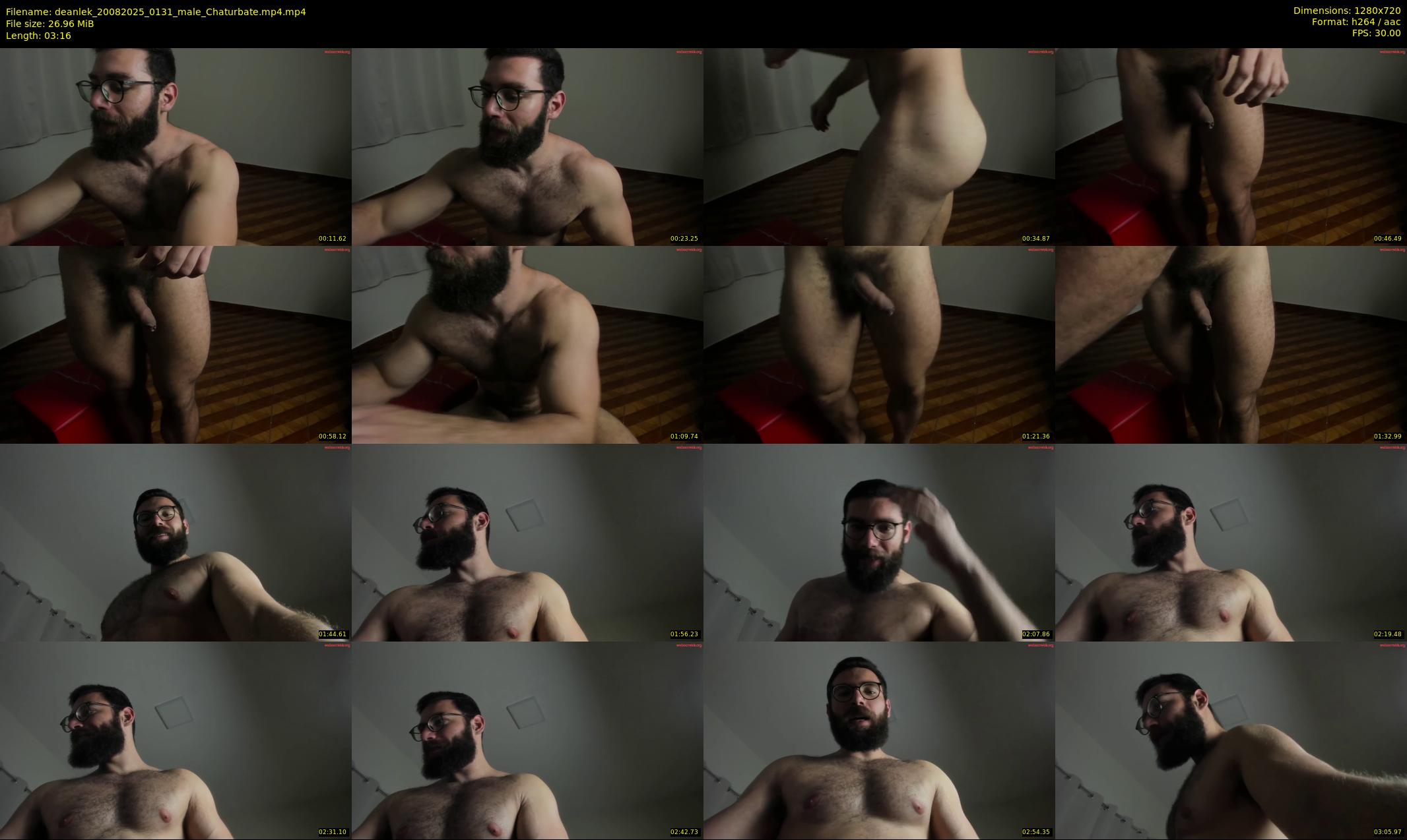 deanlek — 4 minute Chaturbate male cam show recording, 720p, Aug 20, 2025