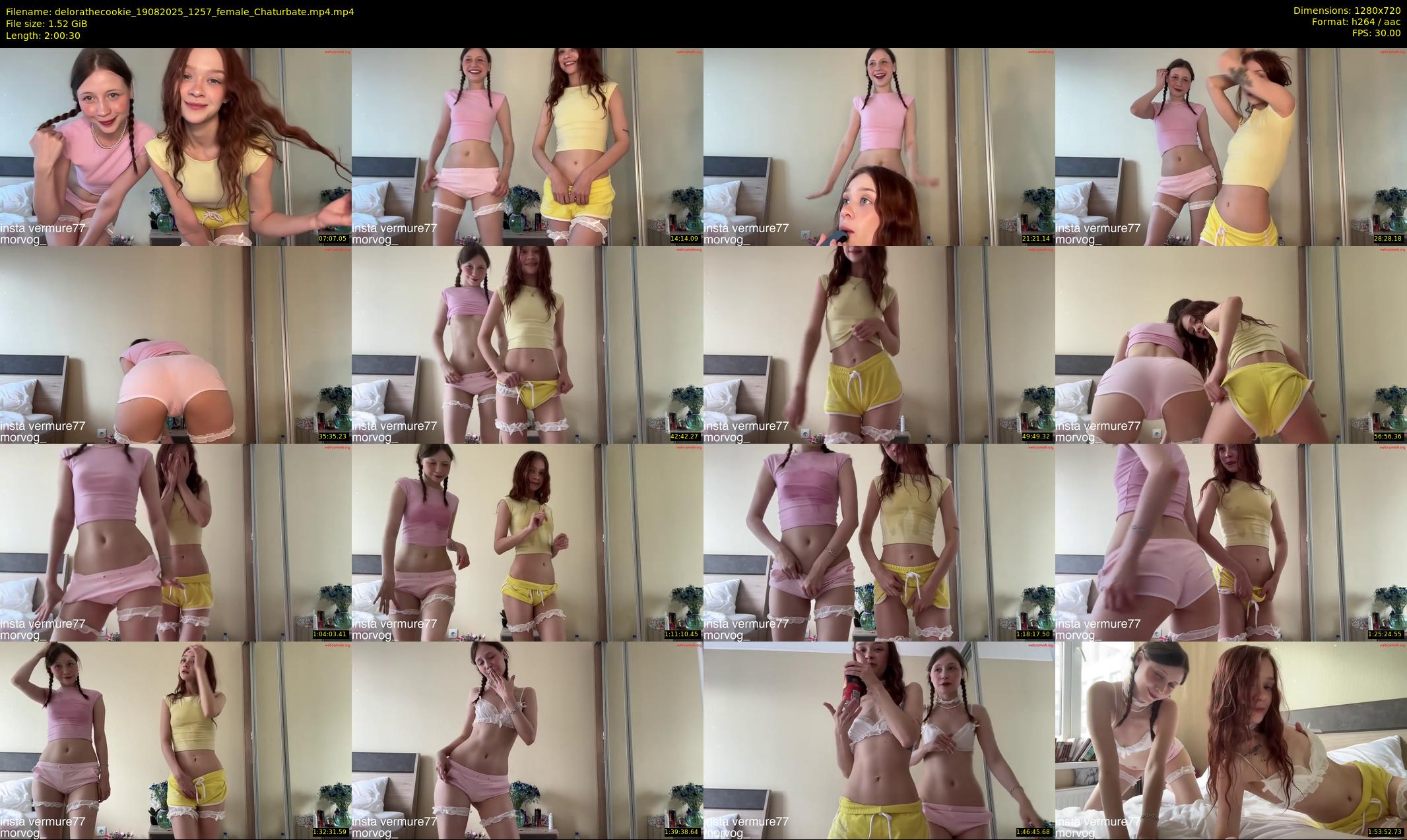 delorathecookie — 121 minute Chaturbate female cam show recording, 720p, Aug 19, 2025