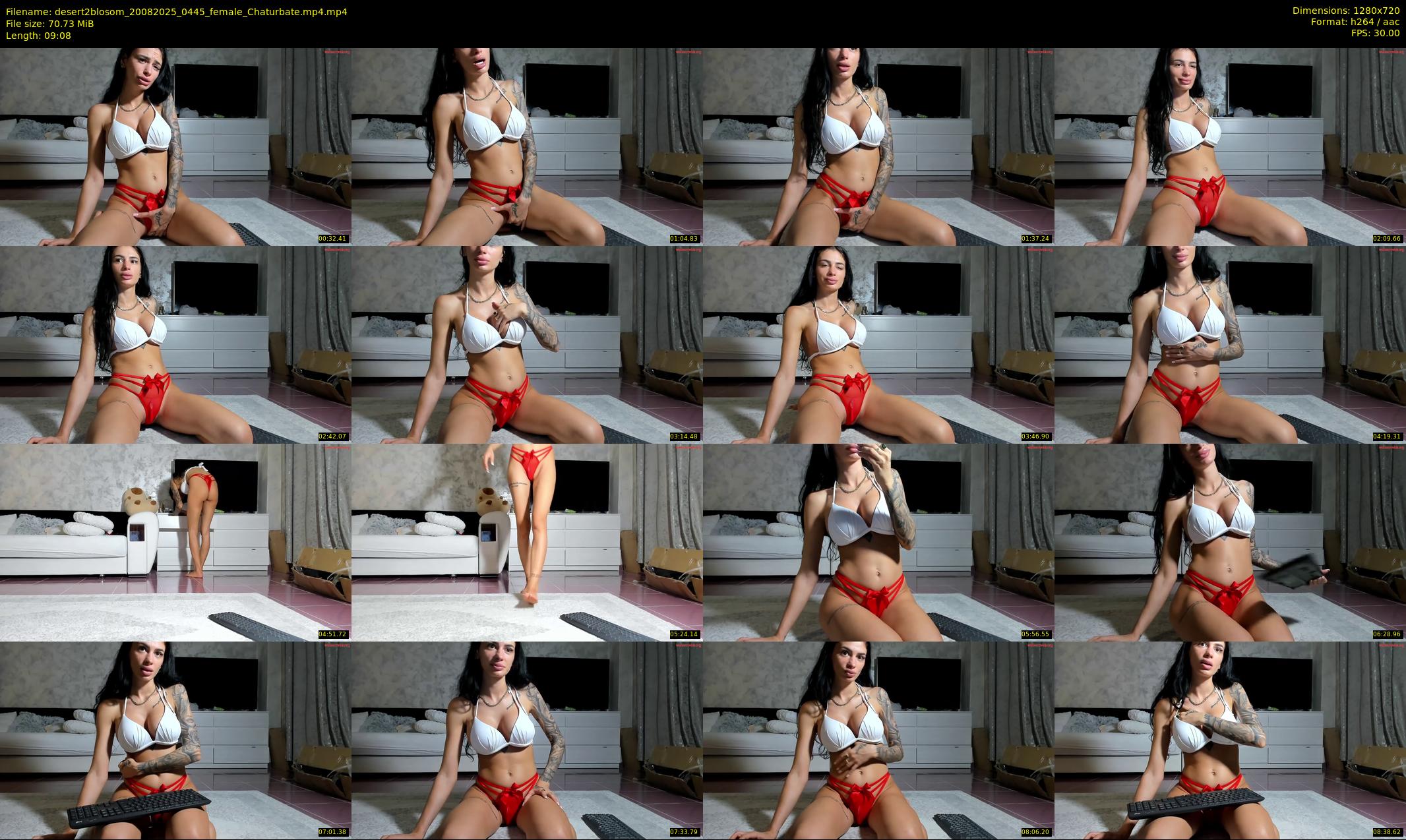desert2blosom — 10 minute Chaturbate female cam show recording, 720p, Aug 20, 2025