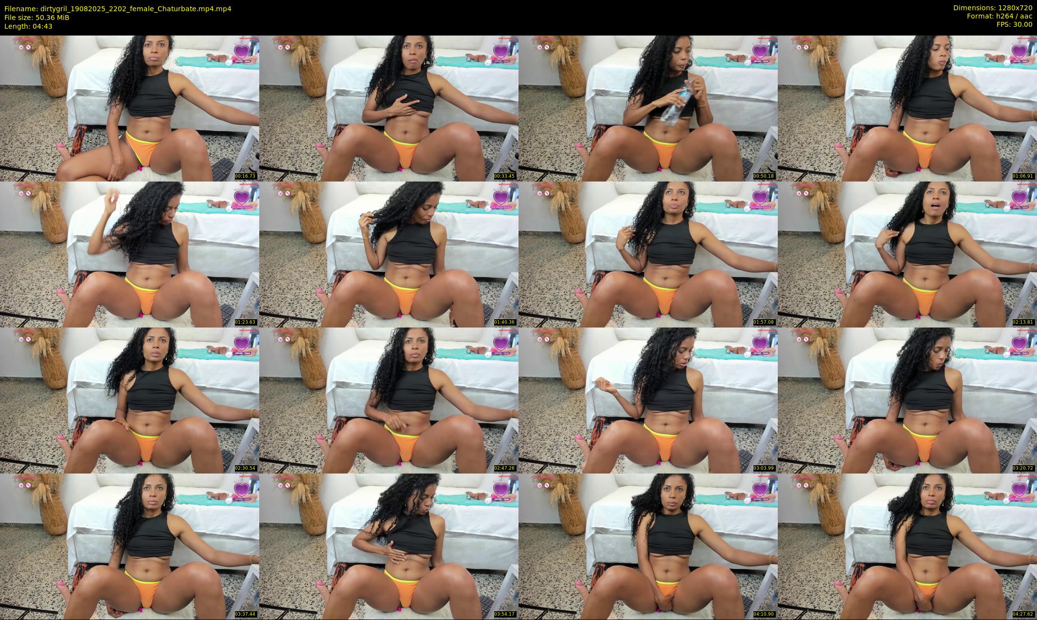 dirtygril — 5 minute Chaturbate female cam show recording, 720p, Aug 19, 2025