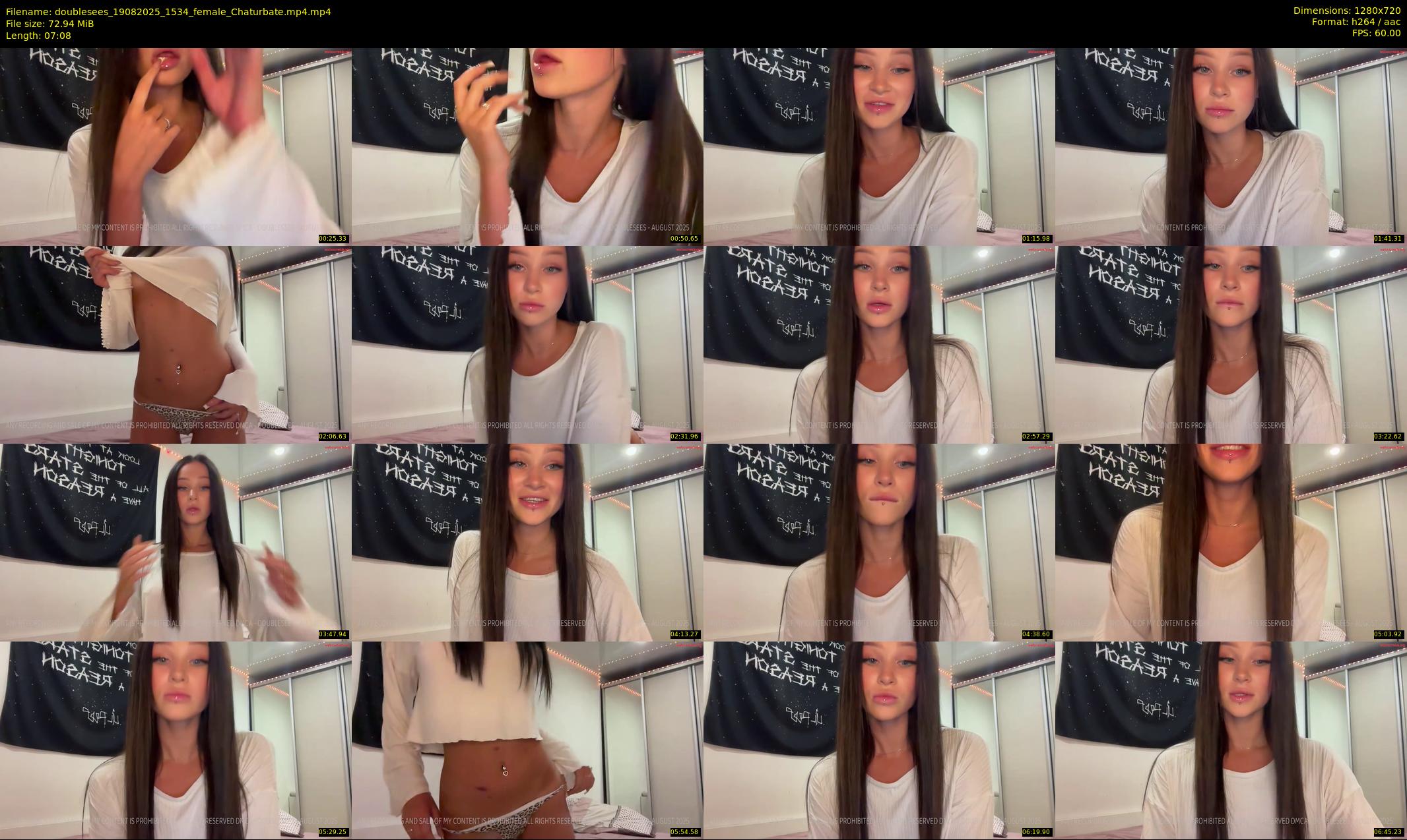 doublesees — 8 minute Chaturbate couple cam show recording, 720p, Aug 19, 2025
