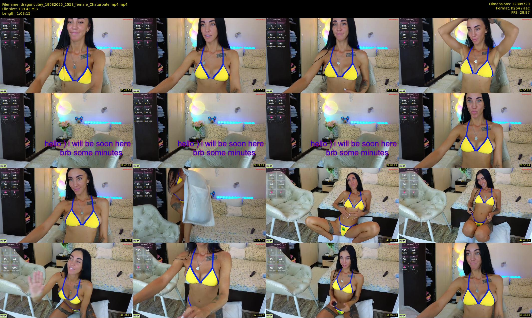 dragoncutey — 64 minute Chaturbate female cam show recording, 720p, Aug 19, 2025