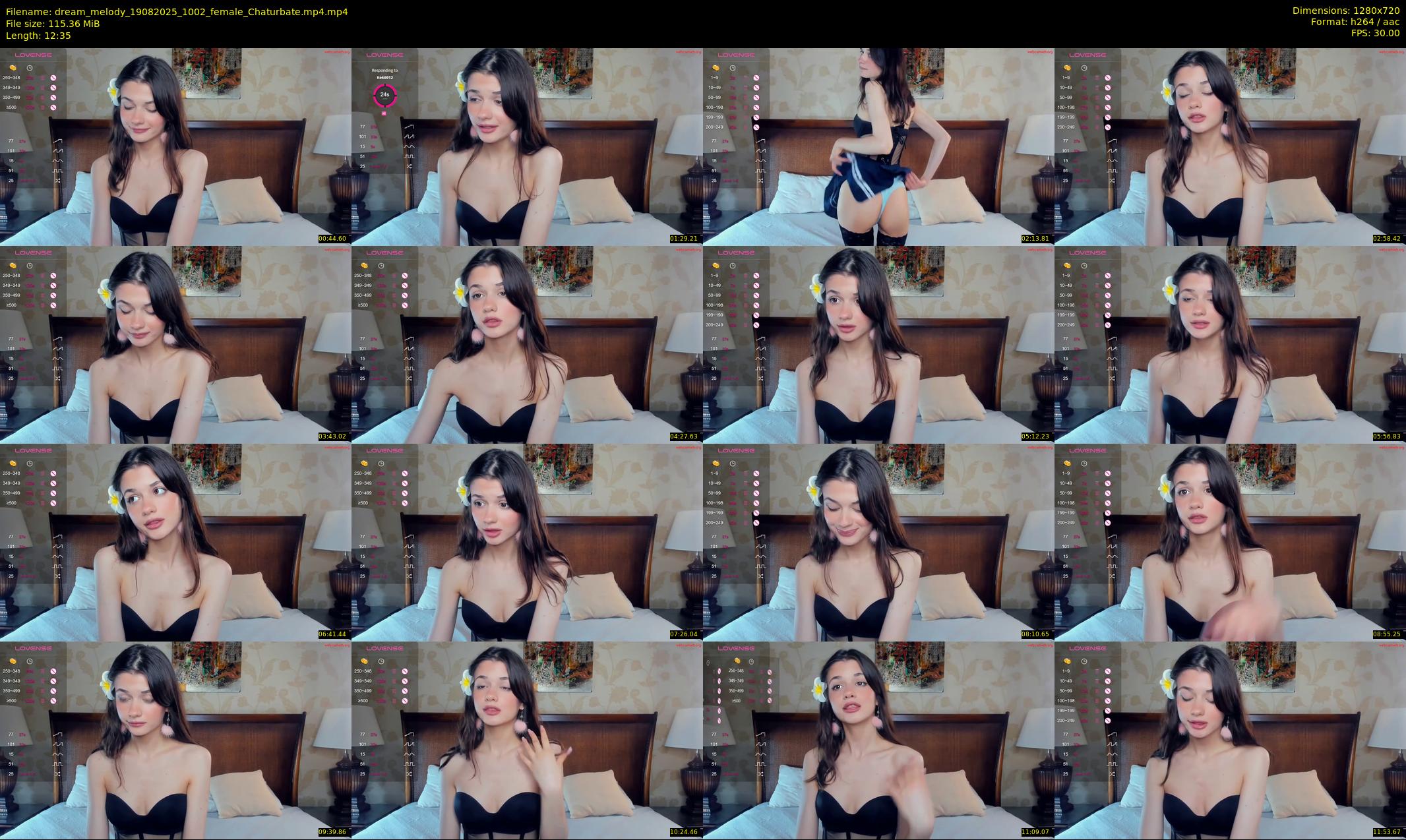 dream_melody — 13 minute Chaturbate female cam show recording, 720p, Aug 19, 2025