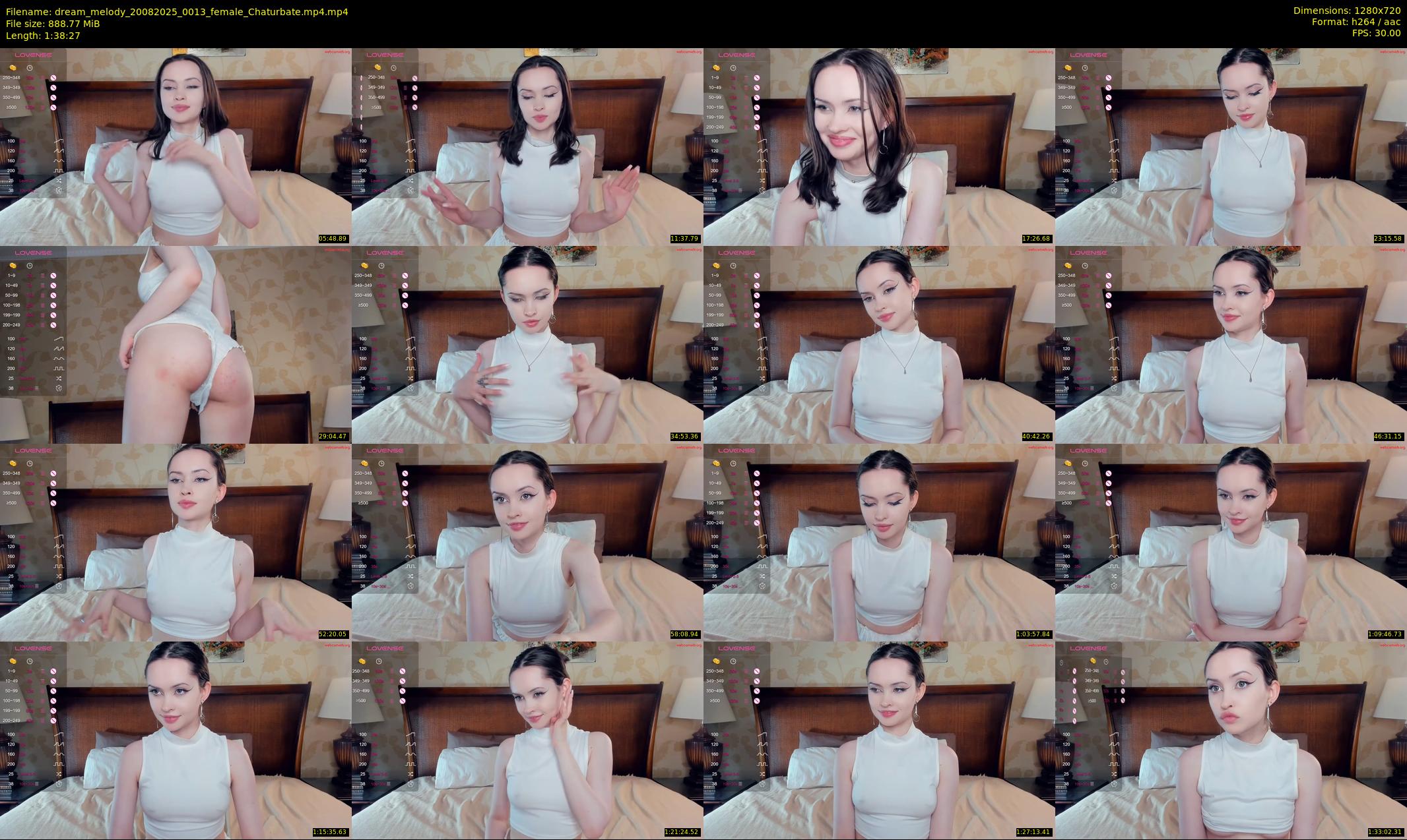 dream_melody — 99 minute Chaturbate female cam show recording, 720p, Aug 20, 2025