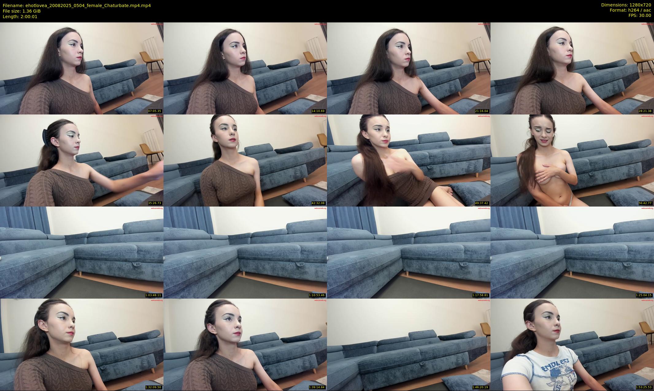 ehotlovea — 121 minute Chaturbate female cam show recording, 720p, Aug 20, 2025