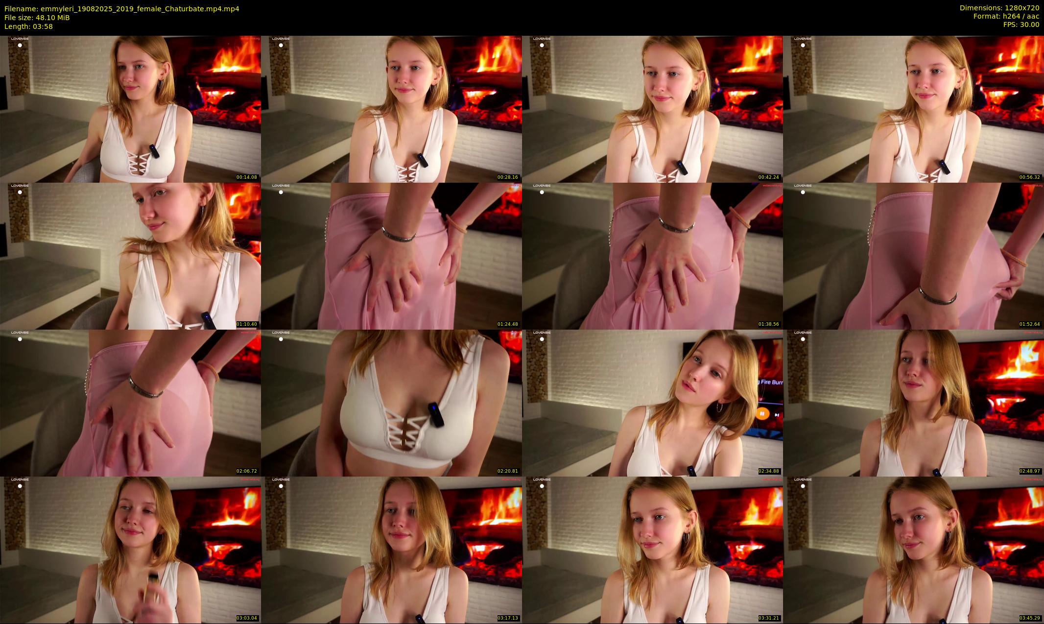 emmyleri — 4 minute Chaturbate female cam show recording, 720p, Aug 19, 2025