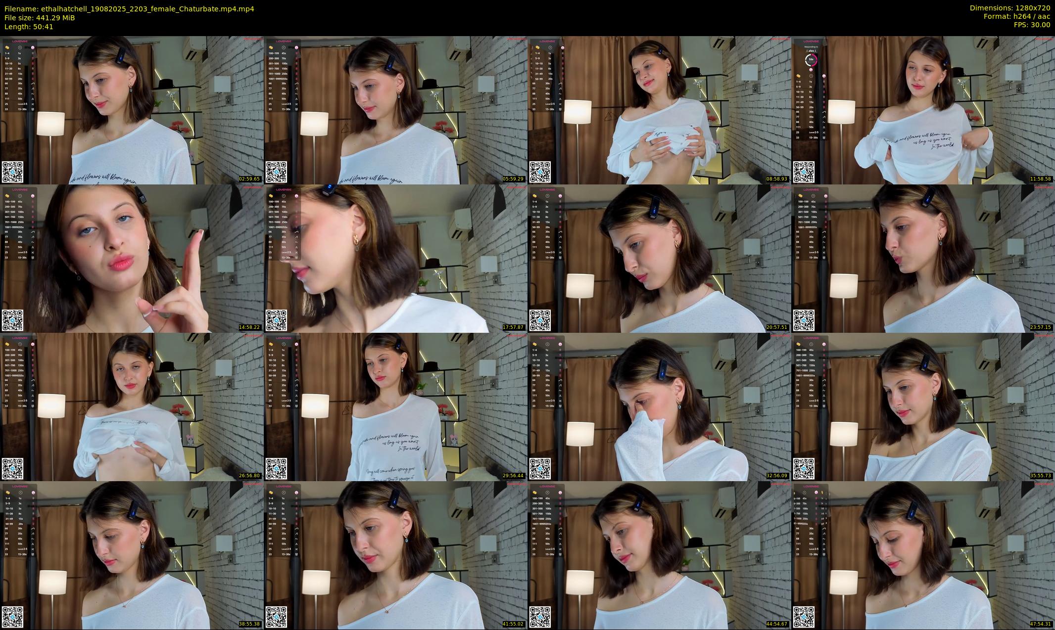 ethalhatchell — 51 minute Chaturbate female cam show recording, 720p, Aug 19, 2025