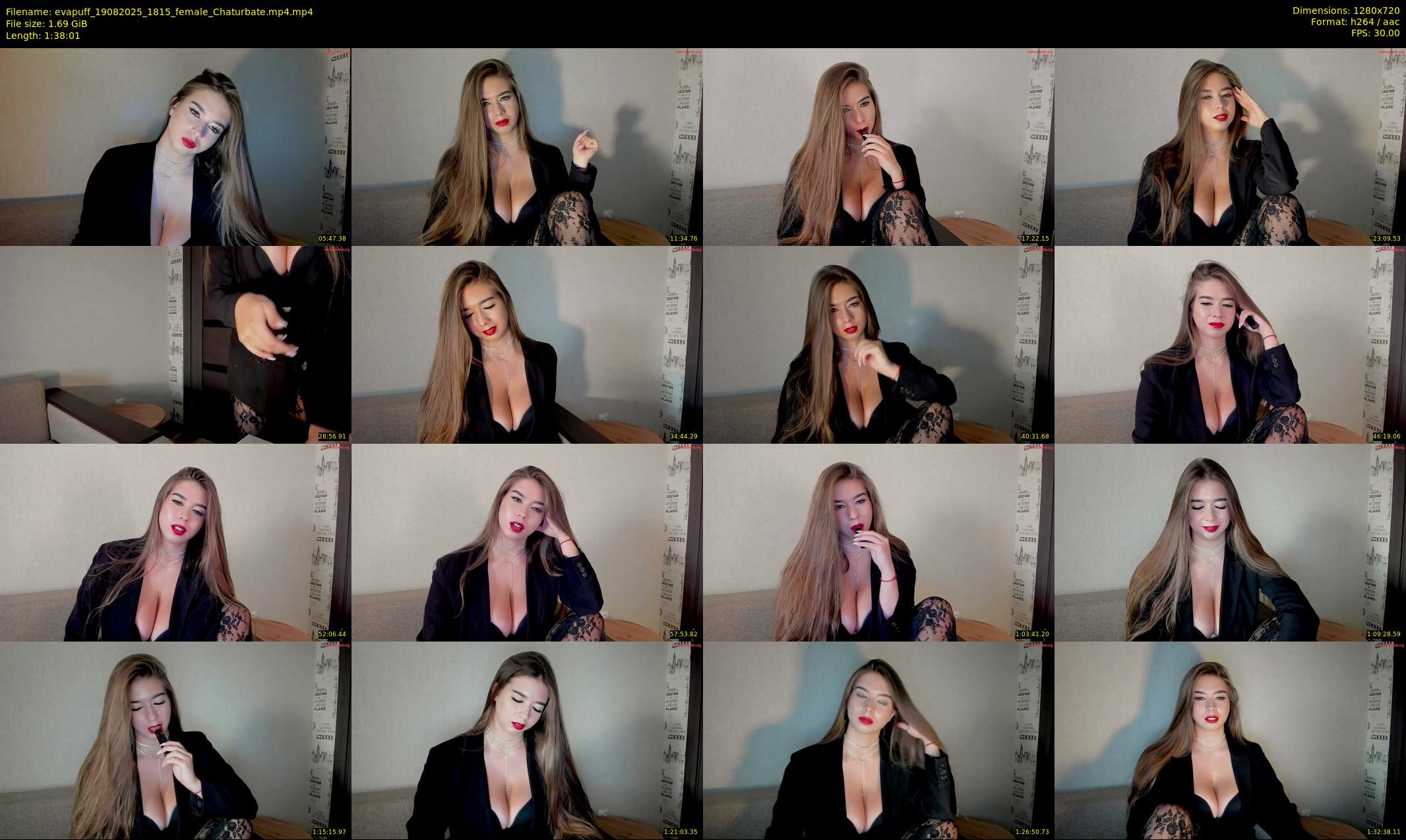 evapuff — 99 minute Chaturbate female cam show recording, 720p, Aug 19, 2025