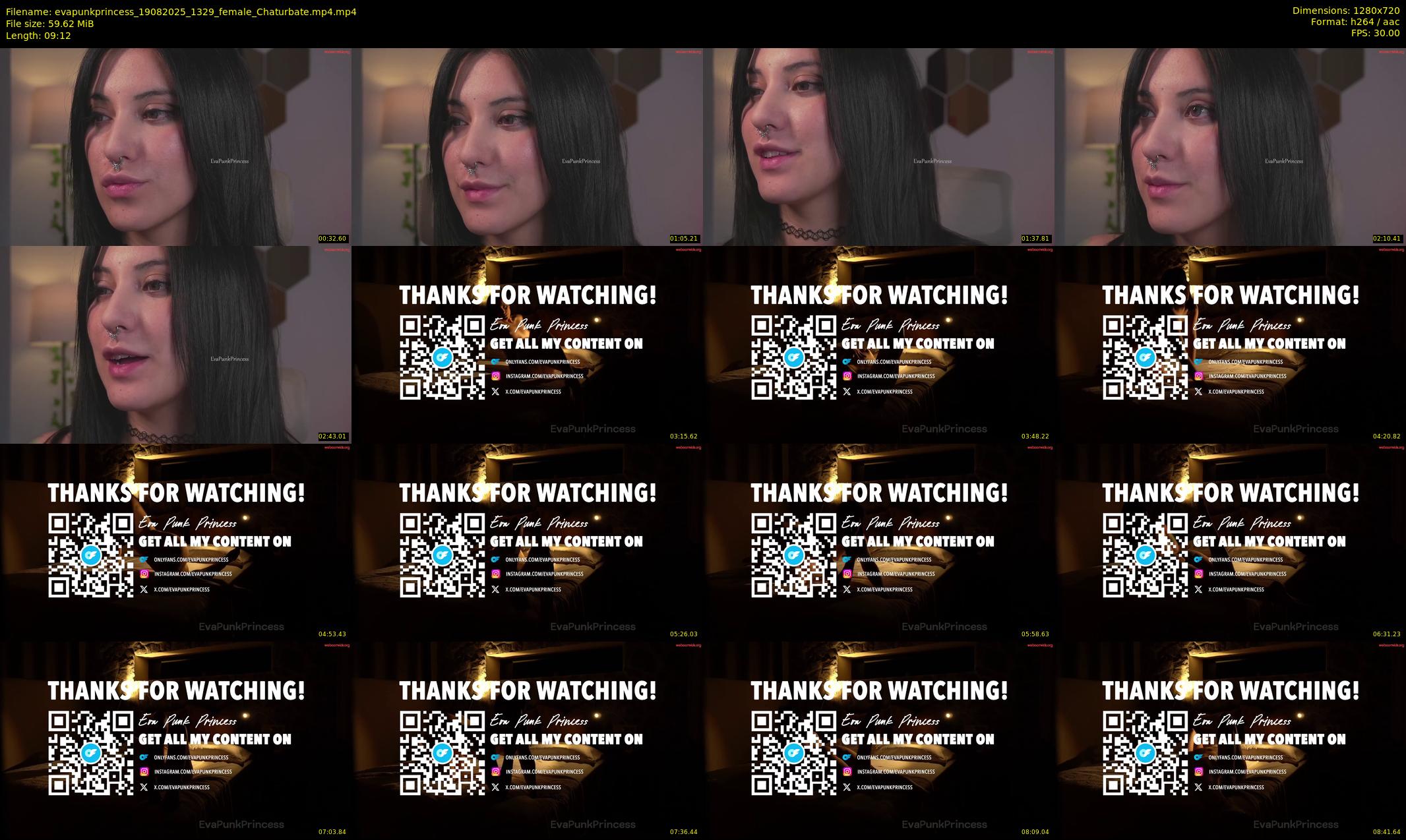evapunkprincess — 10 minute Chaturbate female cam show recording, 720p, Aug 19, 2025