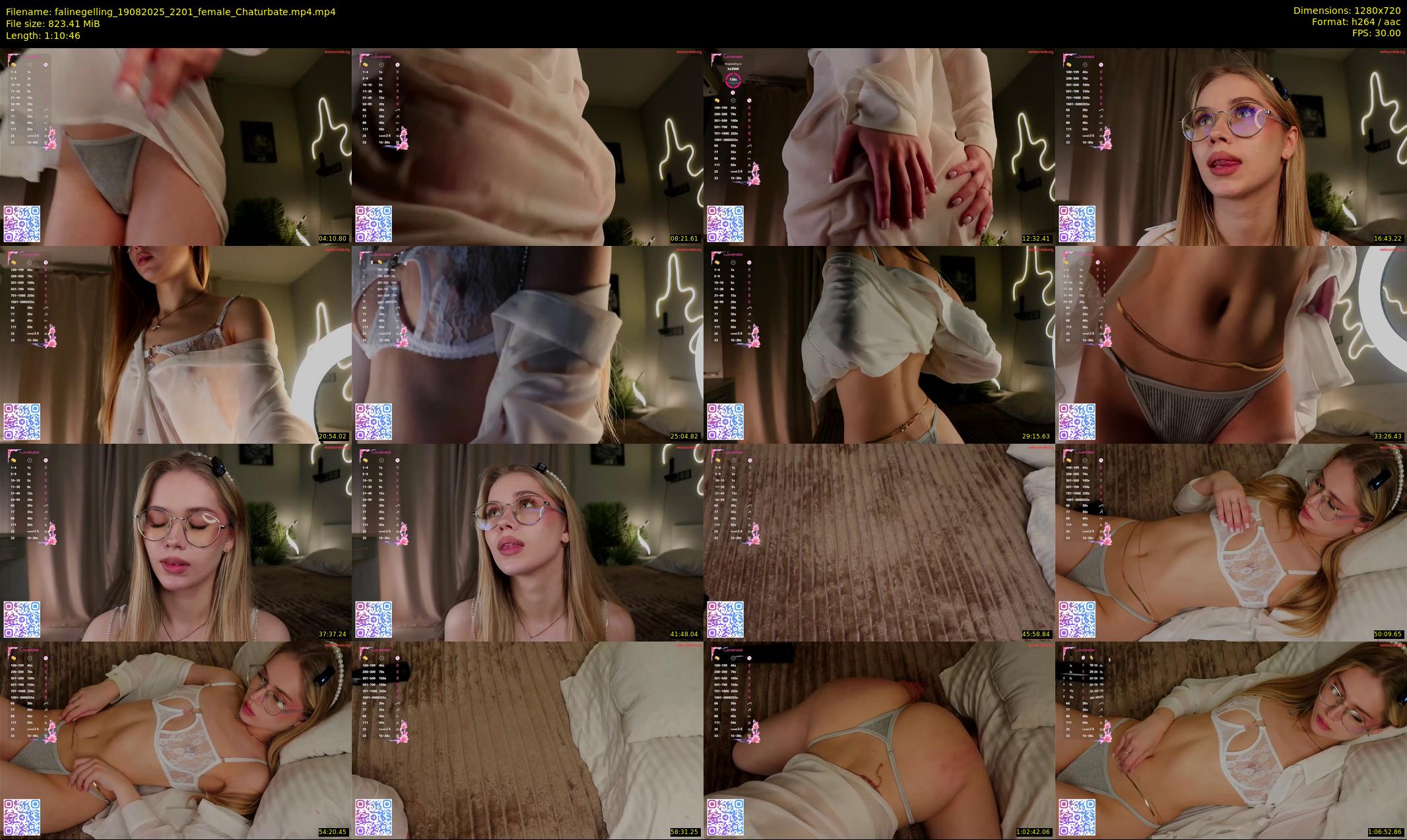 falinegelling — 71 minute Chaturbate female cam show recording, 720p, Aug 19, 2025