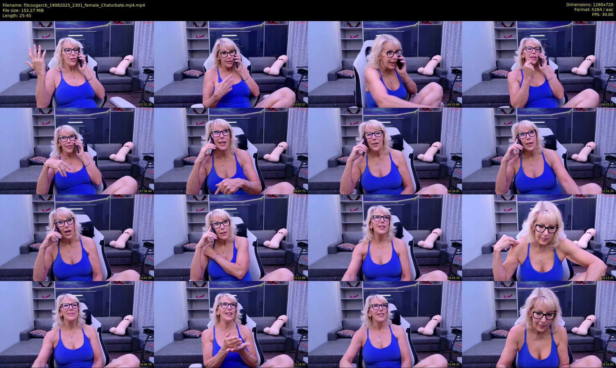 fitcougarcb — 26 minute Chaturbate female cam show recording, 720p, Aug 19, 2025
