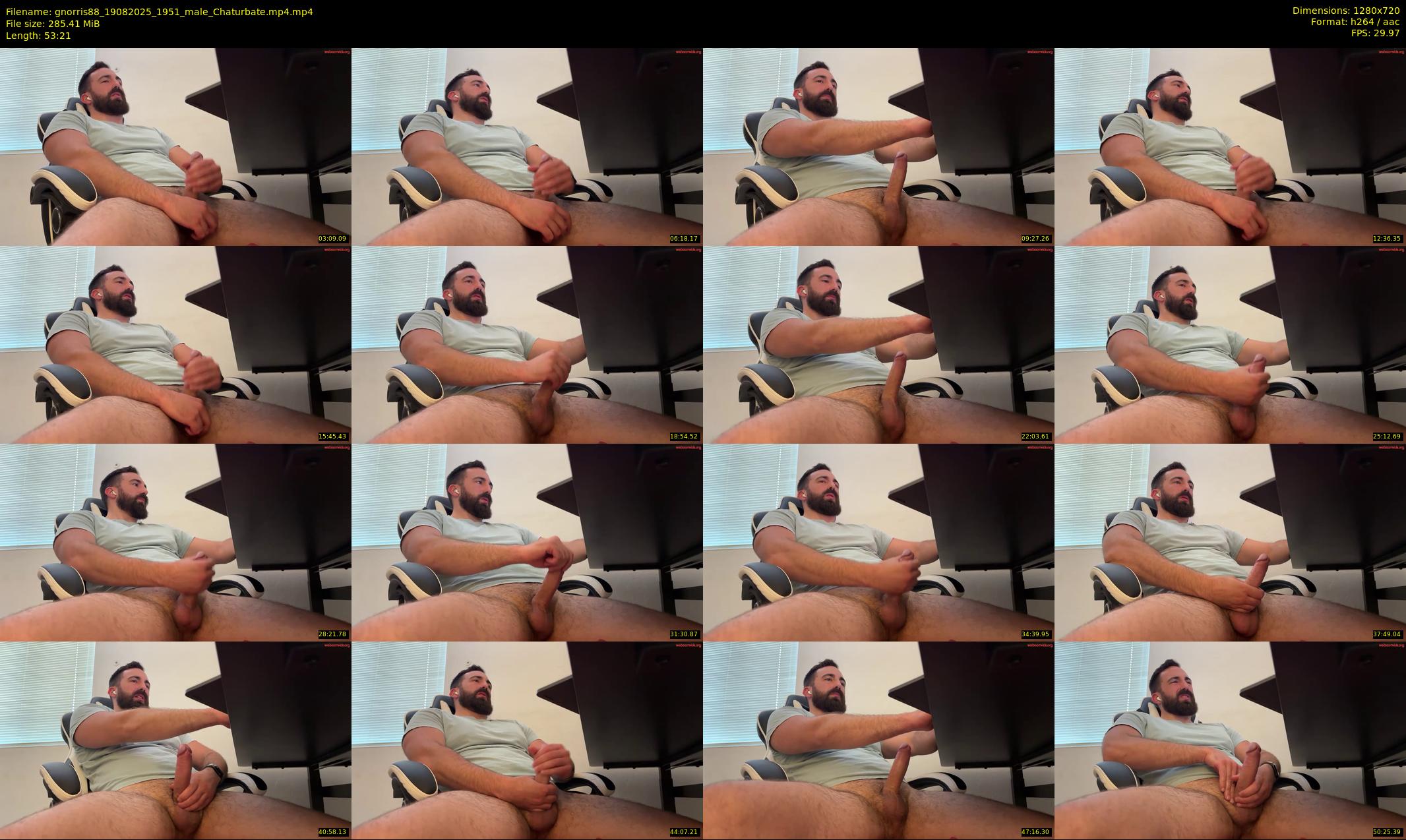 gnorris88 — 54 minute Chaturbate male cam show recording, 720p, Aug 19, 2025