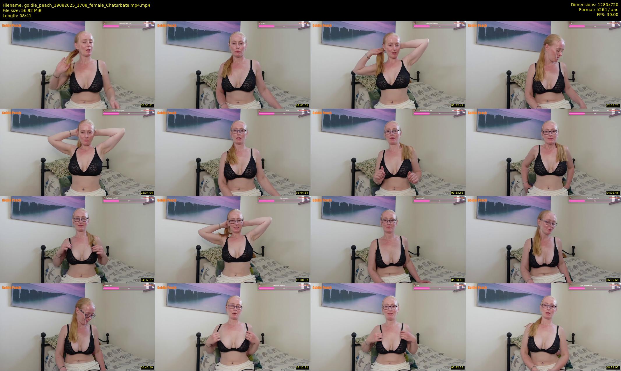 goldie_peach — 9 minute Chaturbate female cam show recording, 720p, Aug 19, 2025