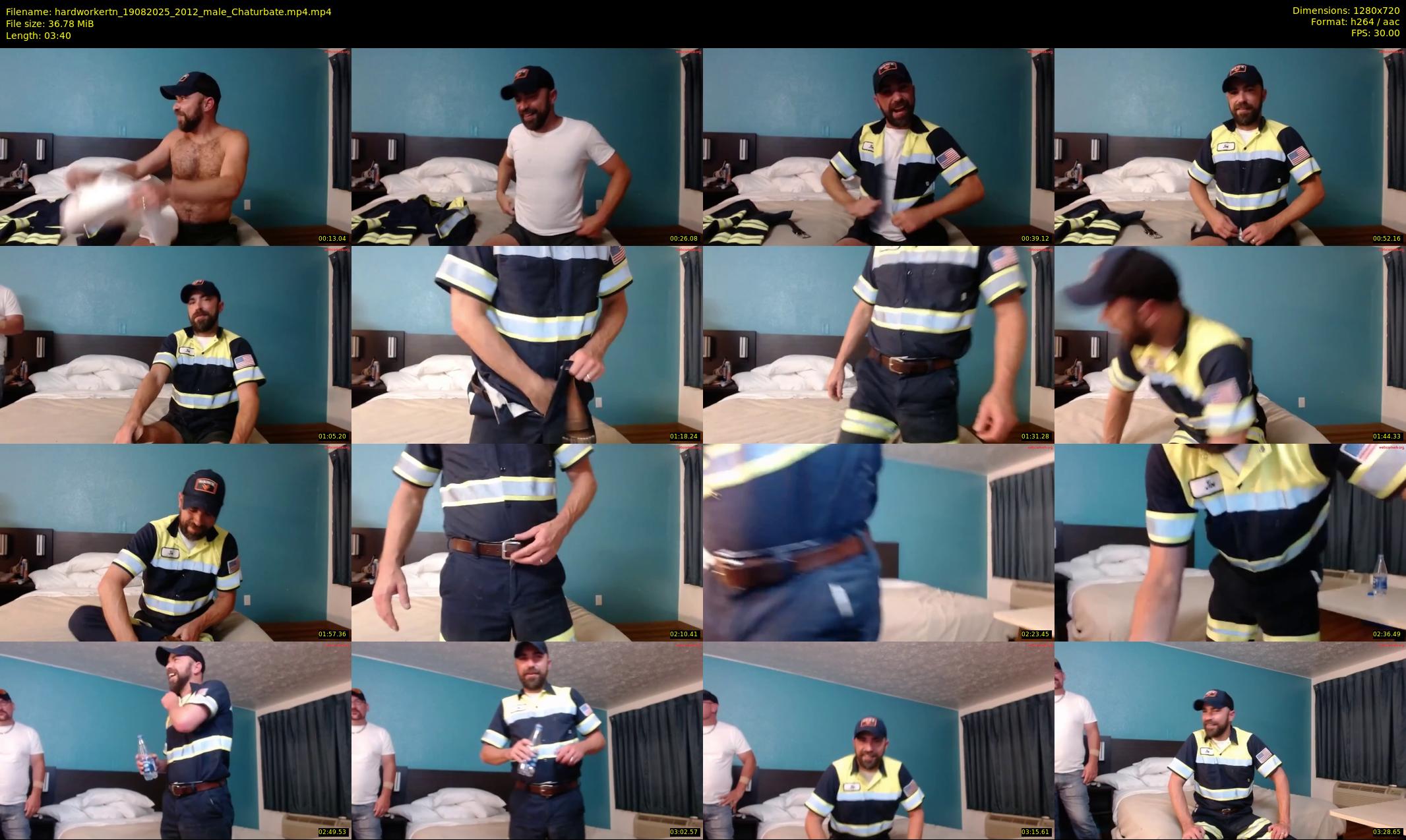 hardworkertn — 4 minute Chaturbate male cam show recording, 720p, Aug 19, 2025