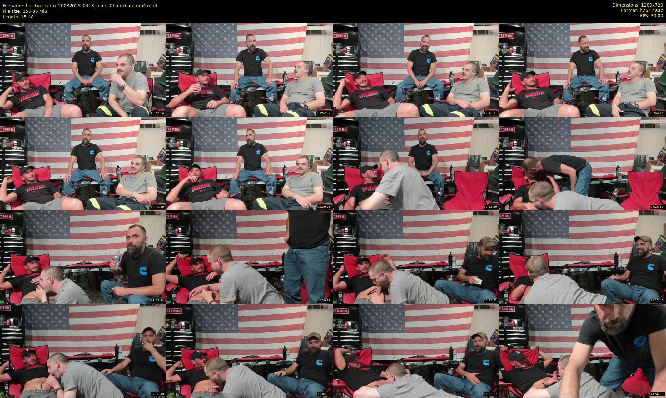 hardworkertn — 16 minute Chaturbate male cam show recording, 720p, Aug 20, 2025