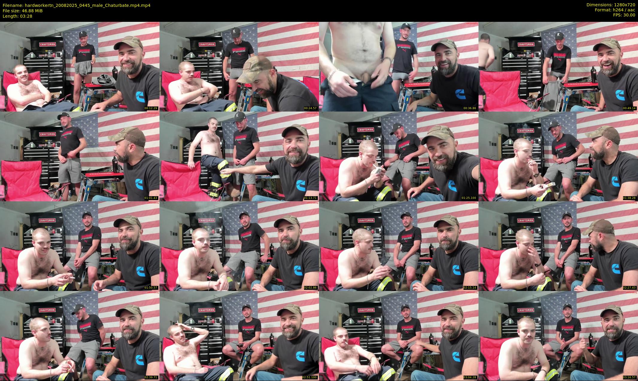 hardworkertn — 4 minute Chaturbate male cam show recording, 720p, Aug 20, 2025