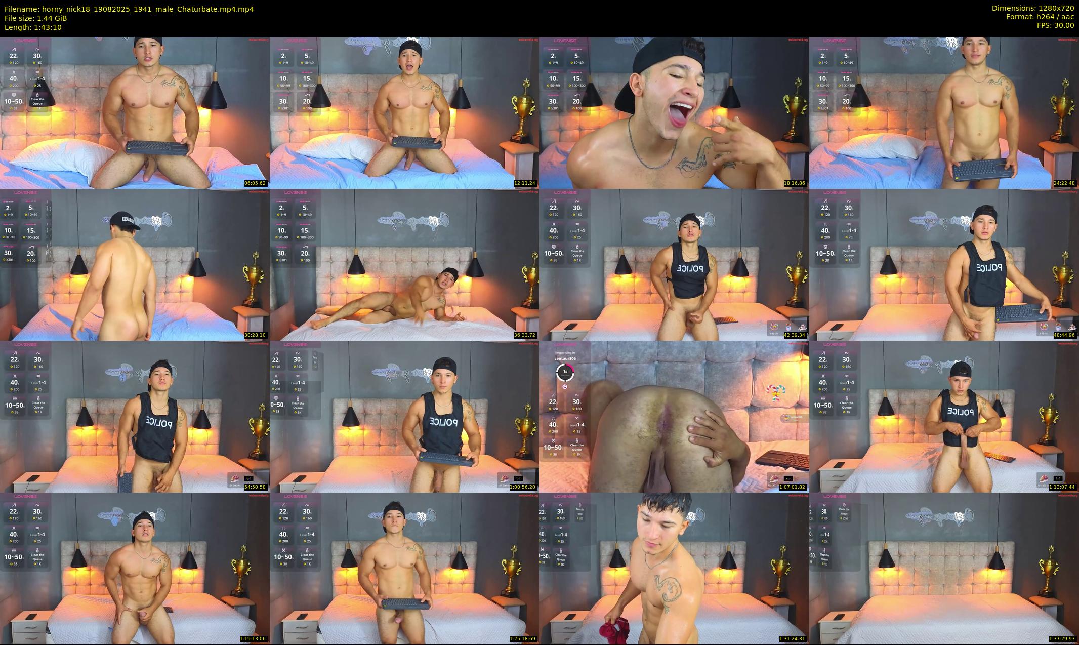 horny_nick18 — 104 minute Chaturbate male cam show recording, 720p, Aug 19, 2025