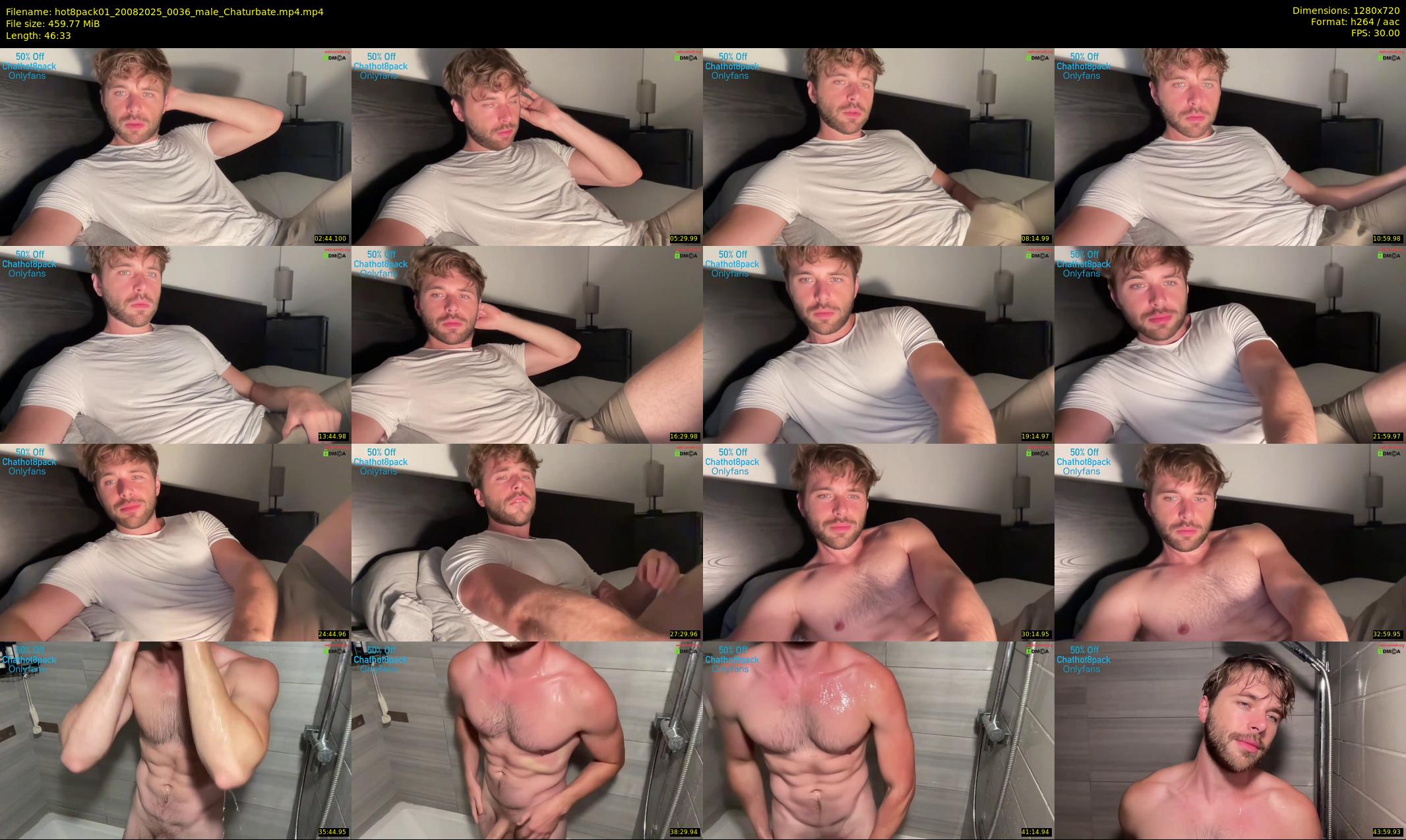 hot8pack01 — 47 minute Chaturbate male cam show recording, 720p, Aug 20, 2025