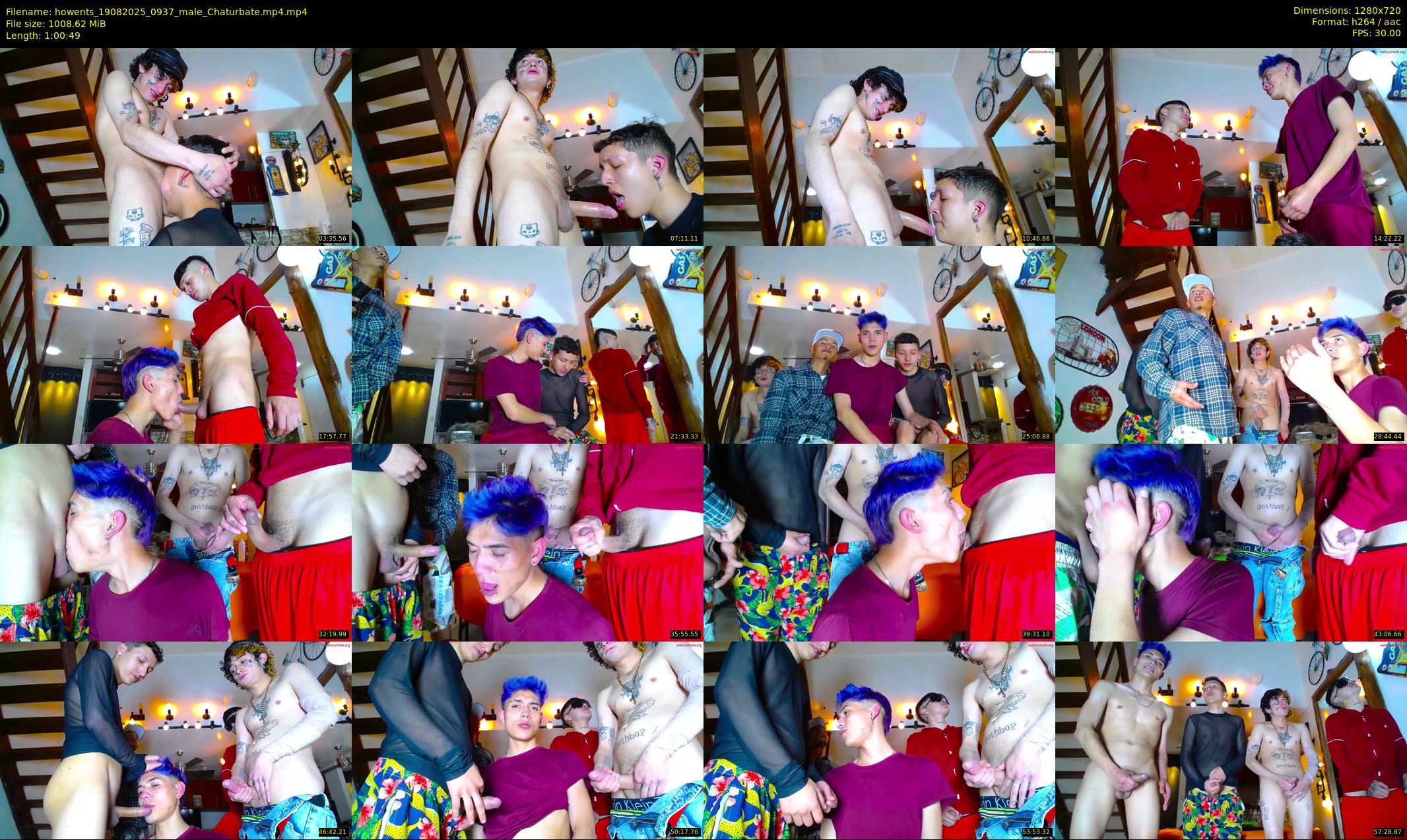 howents — 61 minute Chaturbate male cam show recording, 720p, Aug 19, 2025