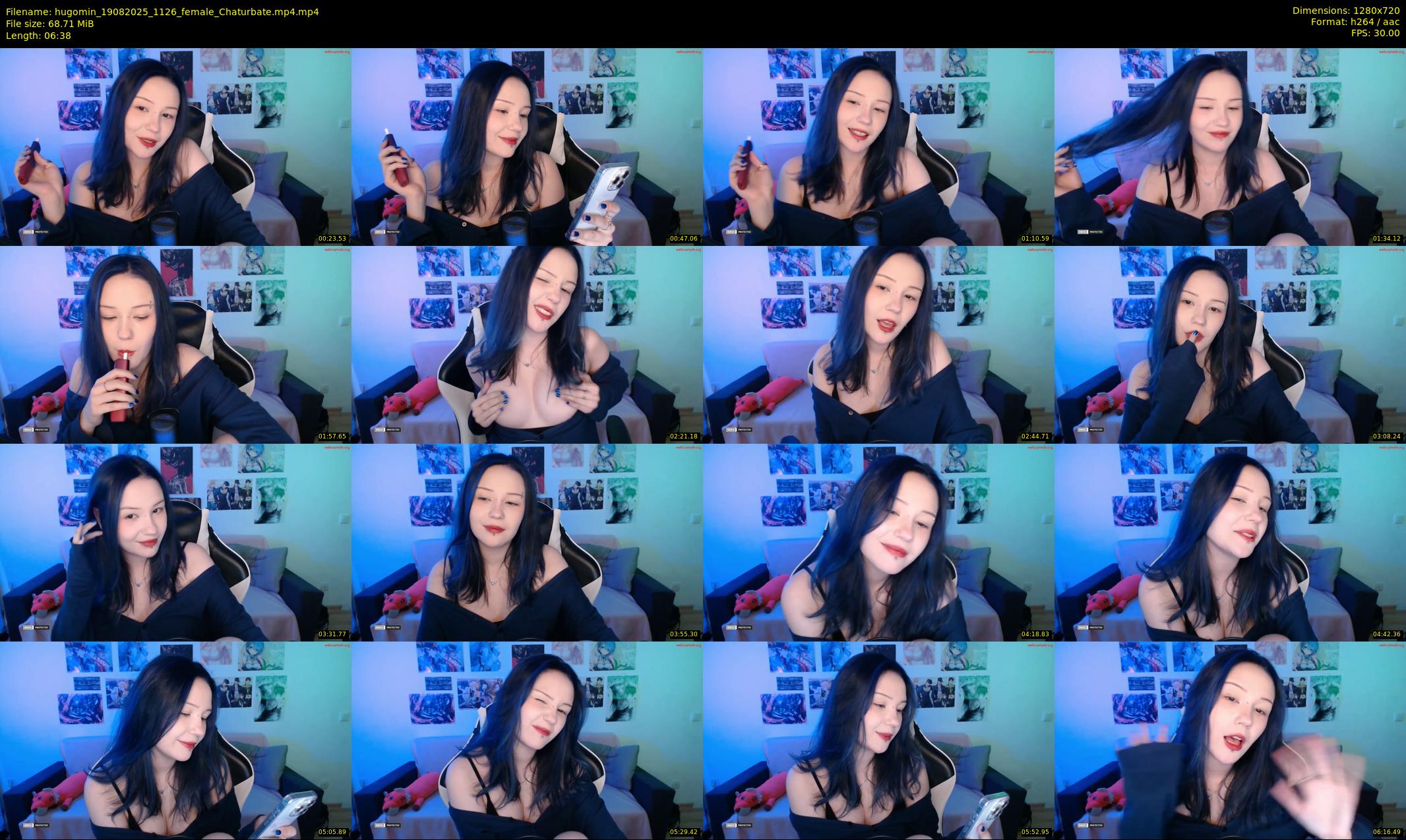 hugomin — 7 minute Chaturbate female cam show recording, 720p, Aug 19, 2025
