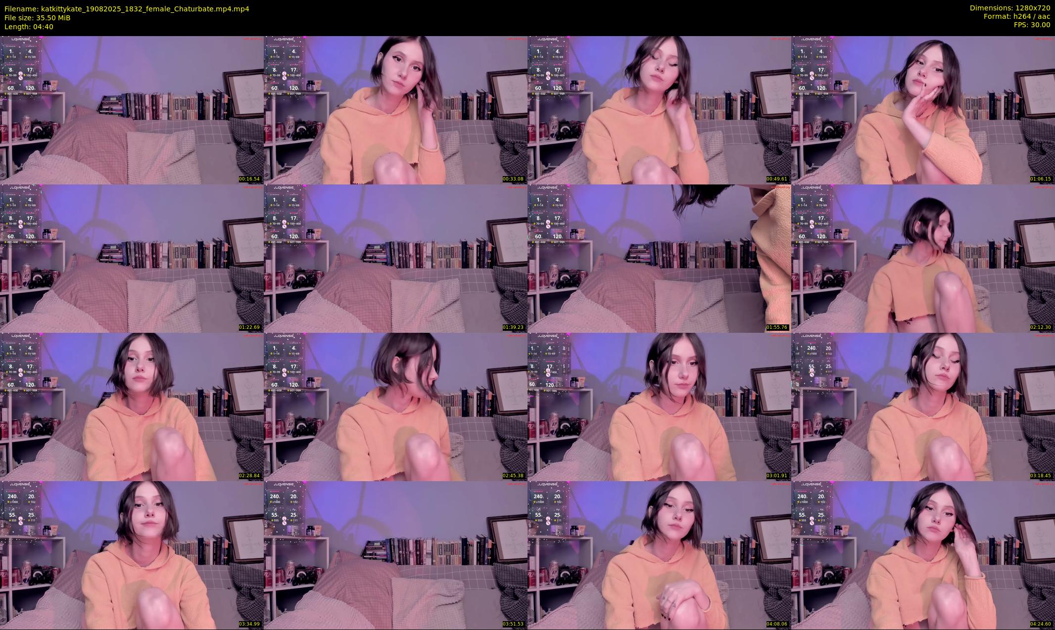 katkittykate — 5 minute Chaturbate female cam show recording, 720p, Aug 19, 2025