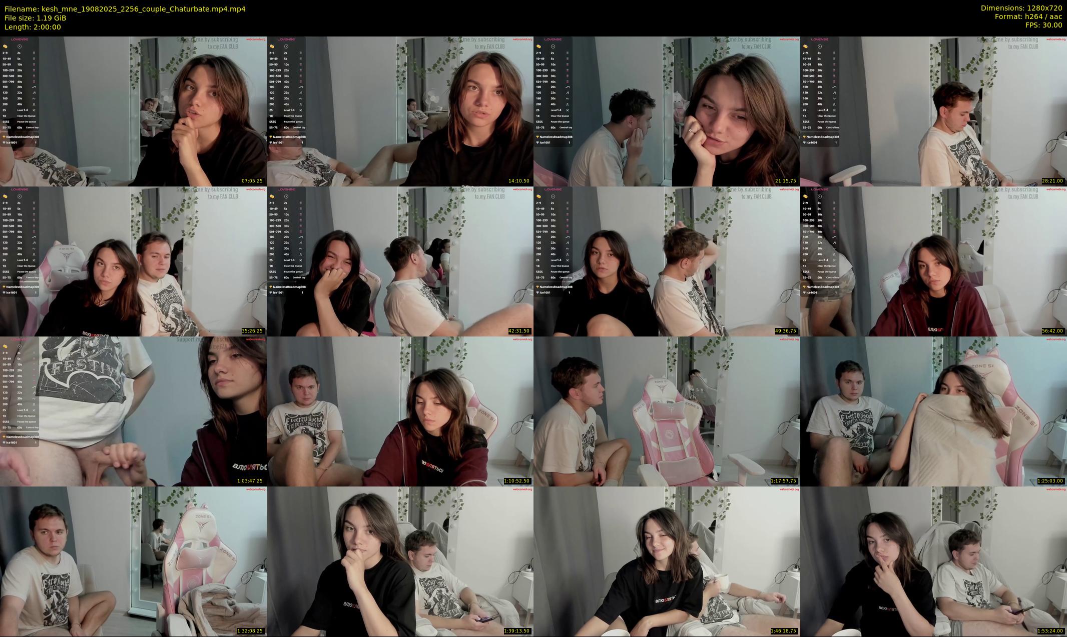 kesh_mne — 120 minute Chaturbate female cam show recording, 720p, Aug 19, 2025