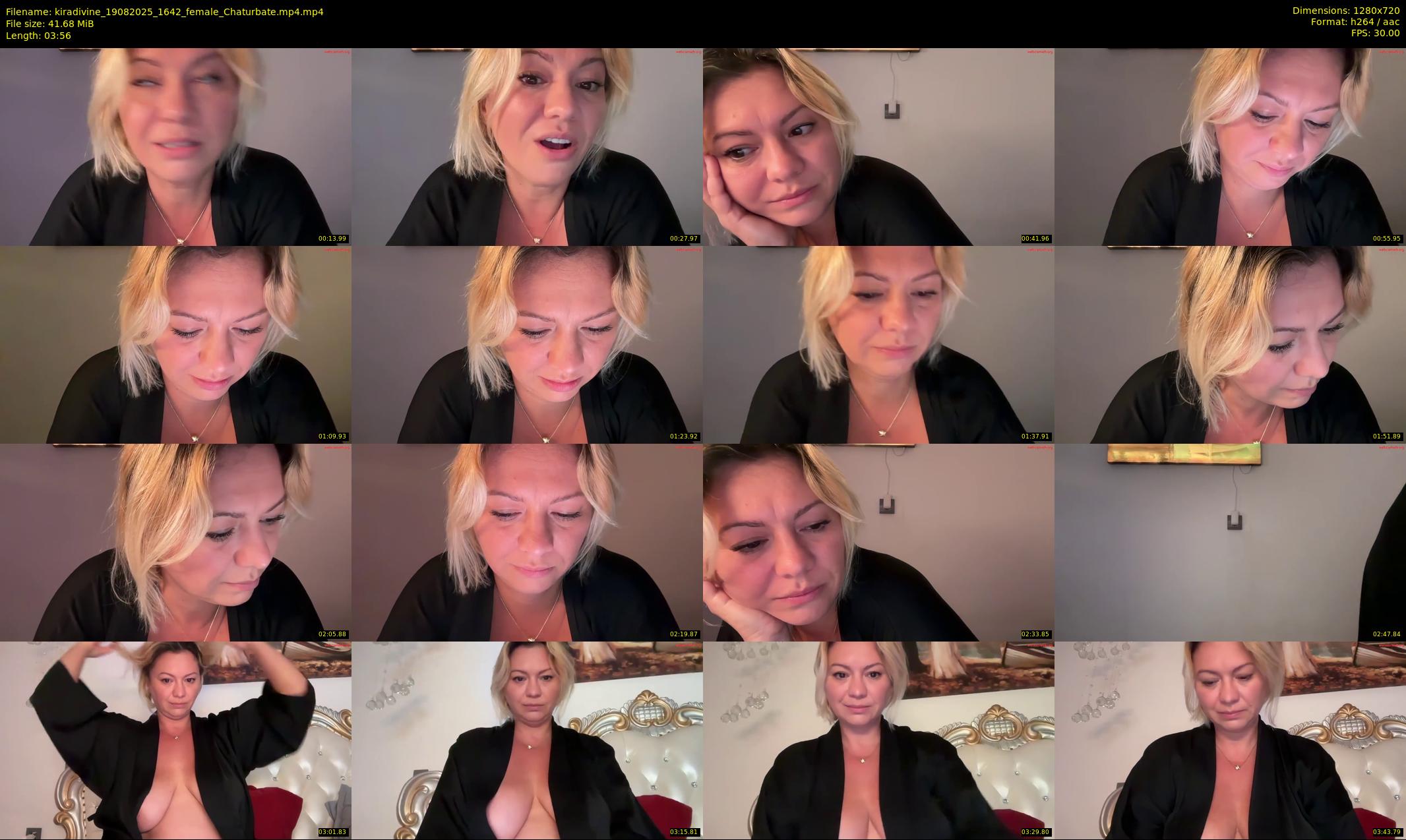 kiradivine — 4 minute Chaturbate female cam show recording, 720p, Aug 19, 2025