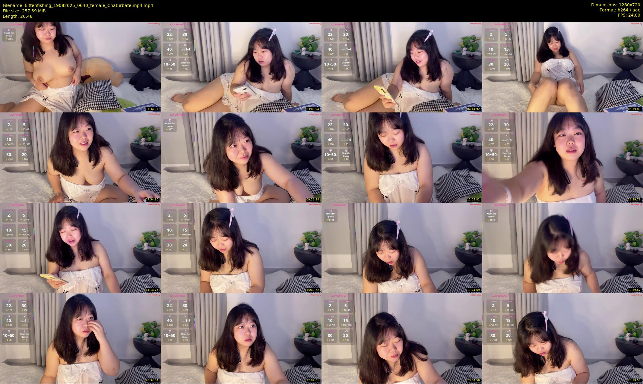 kittenfishing — 27 minute Chaturbate female cam show recording, 720p, Aug 19, 2025