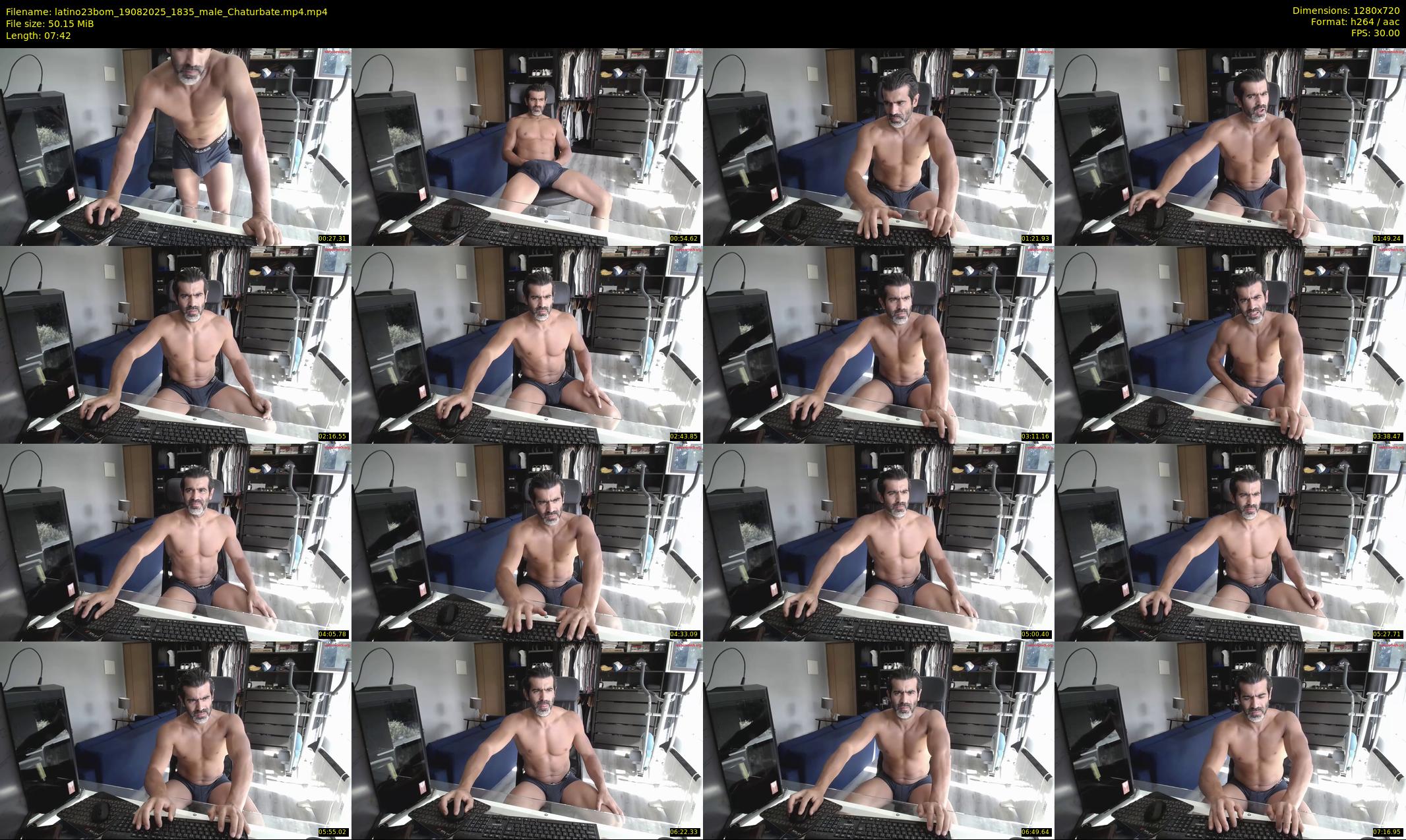 latino23bom — 8 minute Chaturbate male cam show recording, 720p, Aug 19, 2025