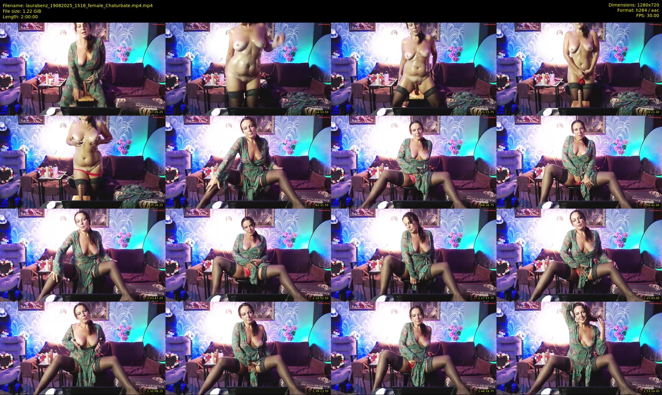 laurabenz — 120 minute Chaturbate female cam show recording, 720p, Aug 19, 2025