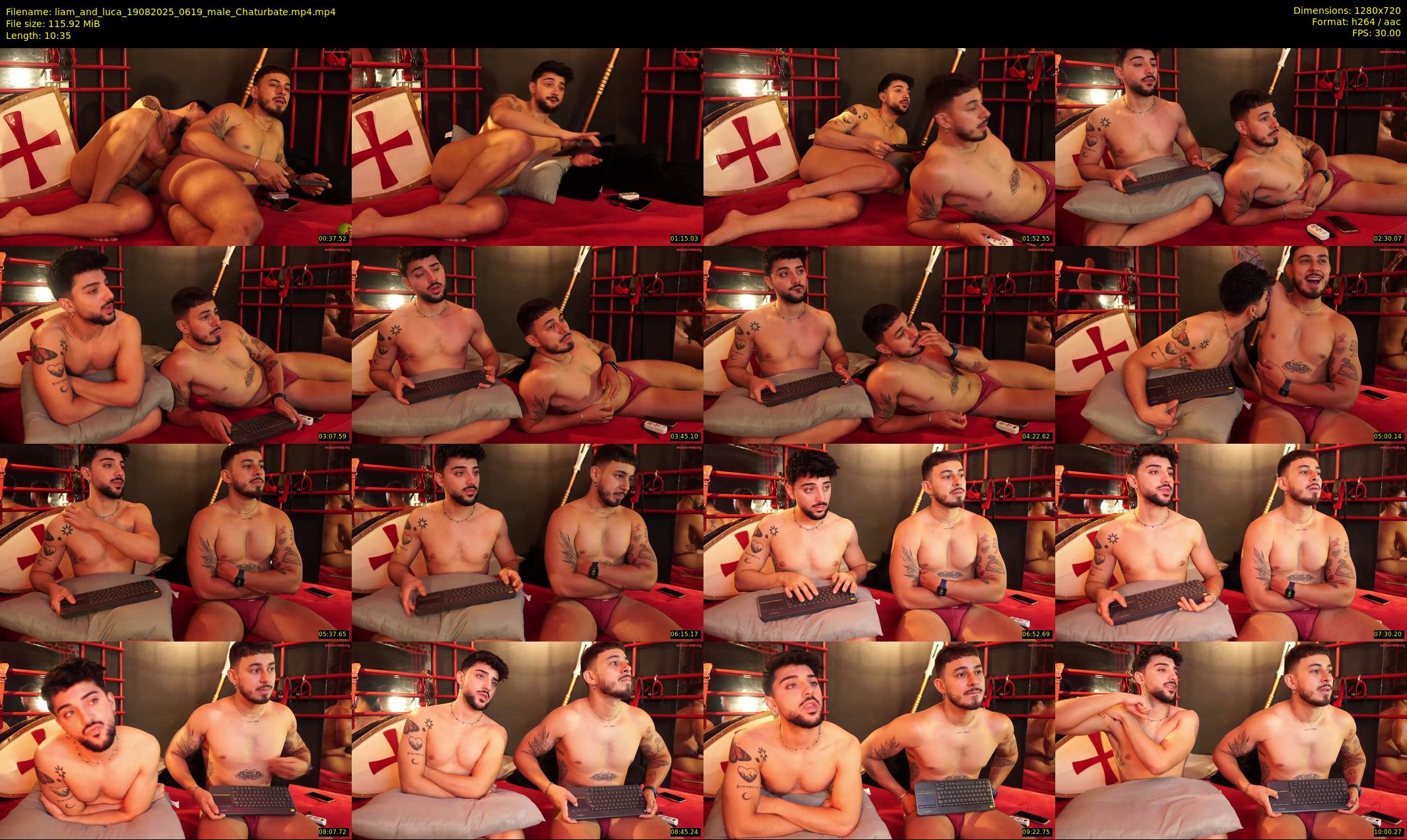 liam_and_luca — 11 minute Chaturbate male cam show recording, 720p, Aug 19, 2025