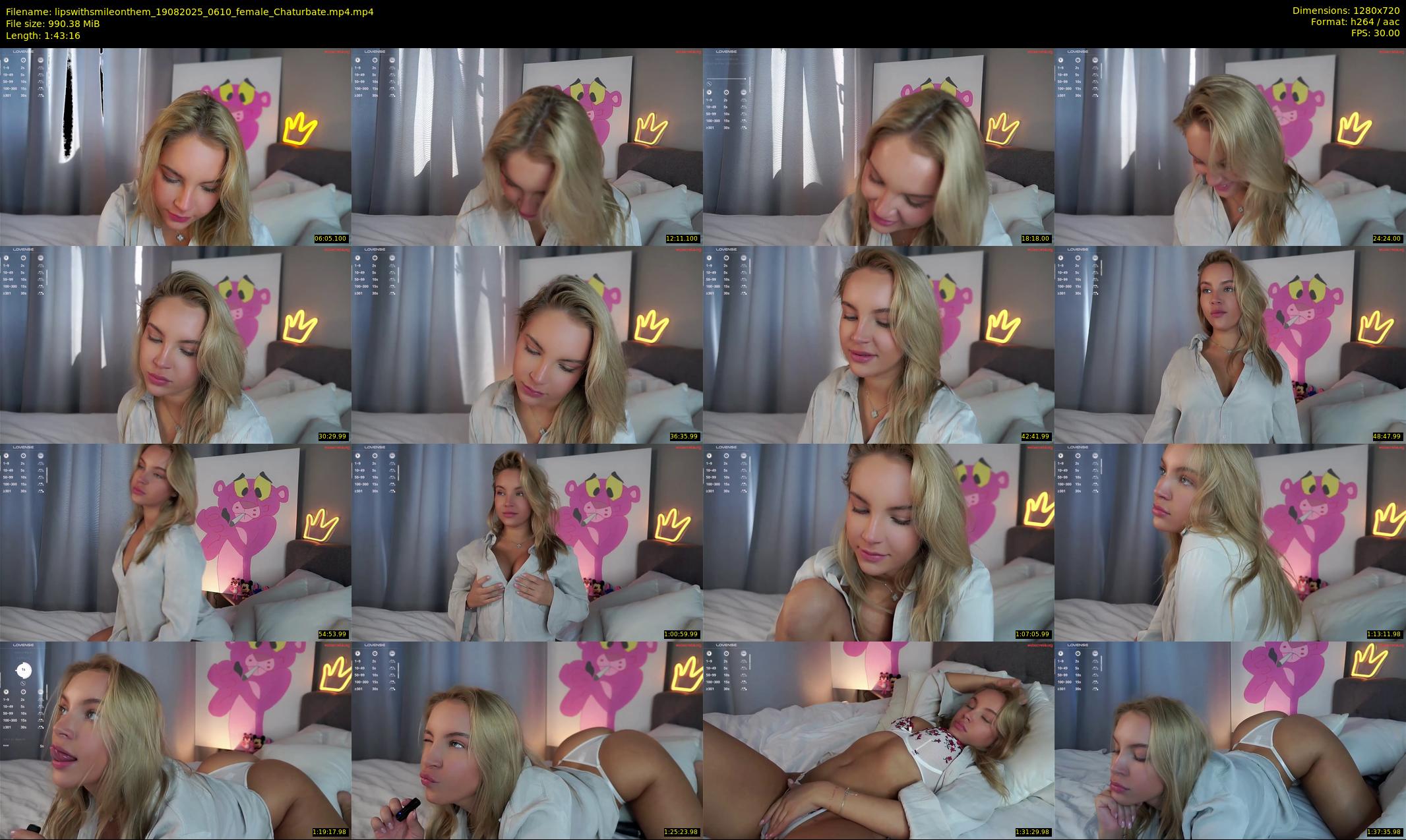 lipswithsmileonthem — 104 minute Chaturbate female cam show recording, 720p, Aug 19, 2025