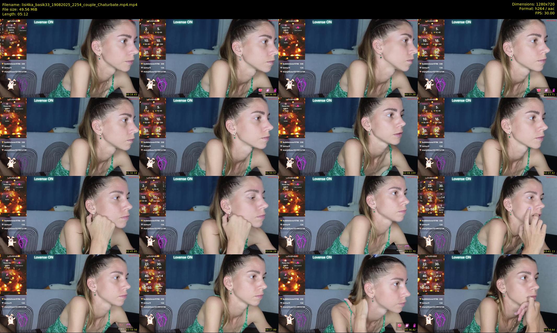 lisi4ka_basik33 — 6 minute Chaturbate couple cam show recording, 720p, Aug 19, 2025