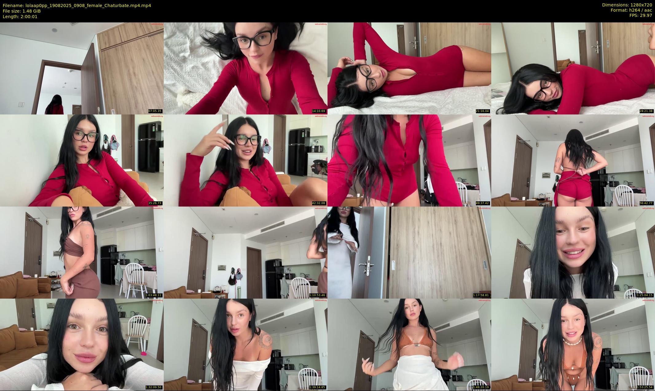 lolaap0pp — 121 minute Chaturbate female cam show recording, 720p, Aug 19, 2025