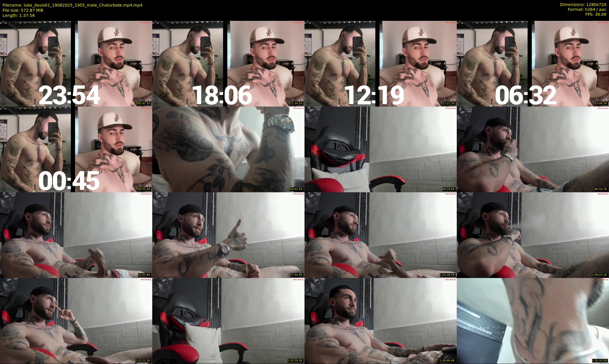 luke_davis01 — 98 minute Chaturbate male cam show recording, 720p, Aug 19, 2025