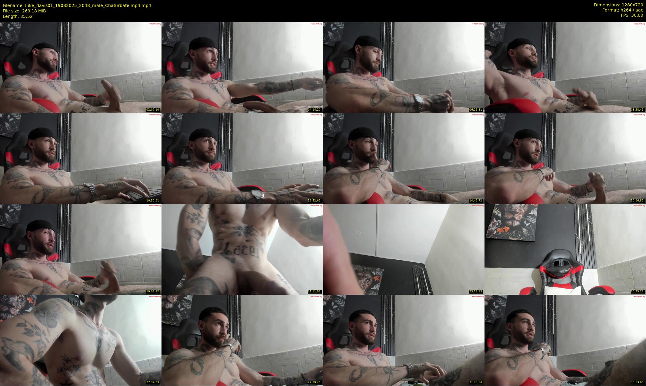 luke_davis01 — 36 minute Chaturbate male cam show recording, 720p, Aug 19, 2025