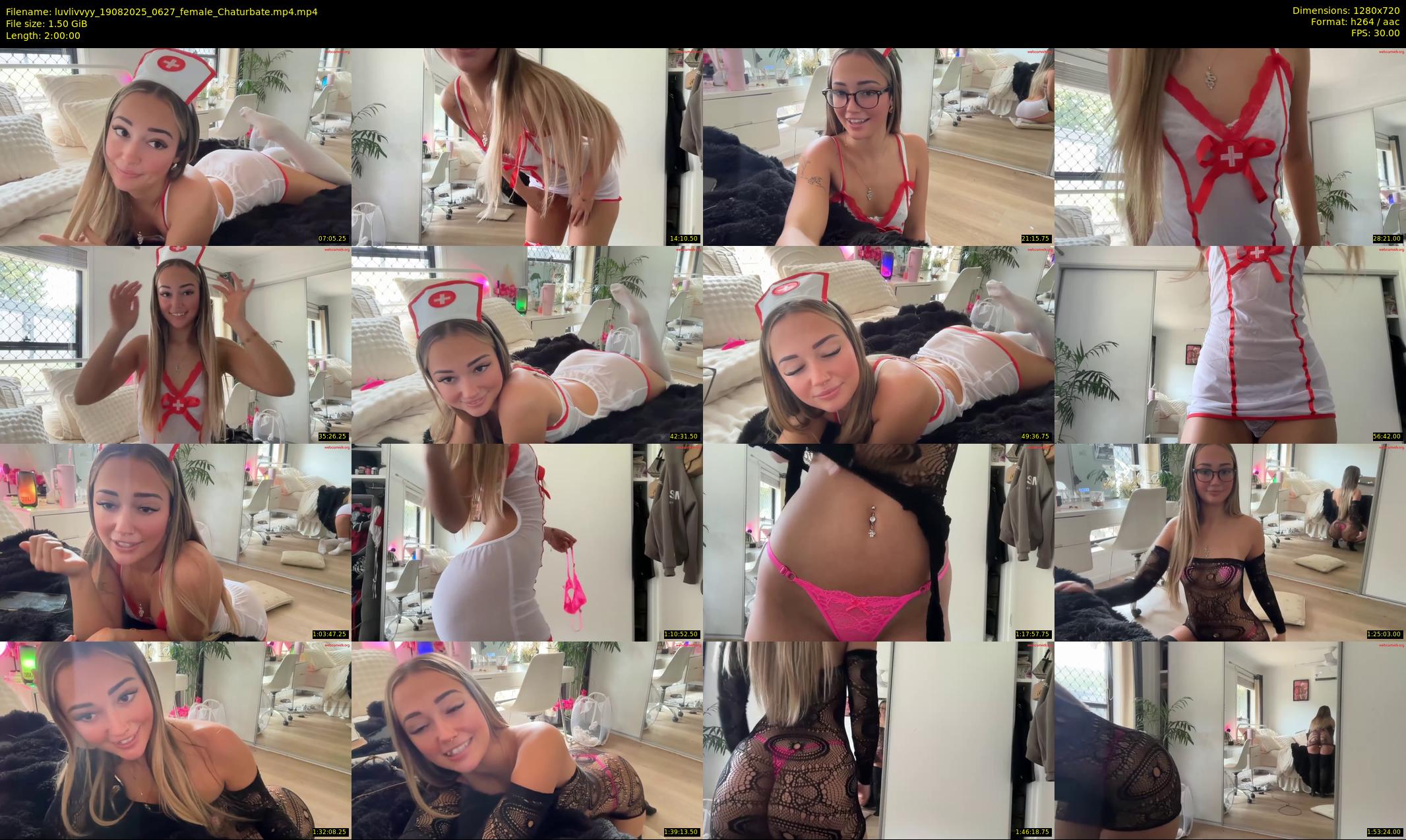 luvlivvyy — 120 minute Chaturbate female cam show recording, 720p, Aug 19, 2025