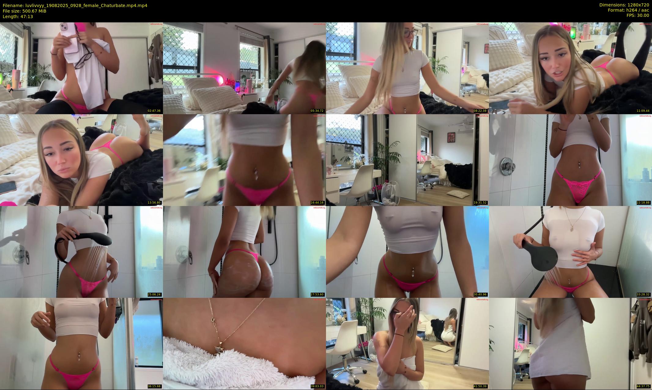 luvlivvyy — 48 minute Chaturbate female cam show recording, 720p, Aug 19, 2025
