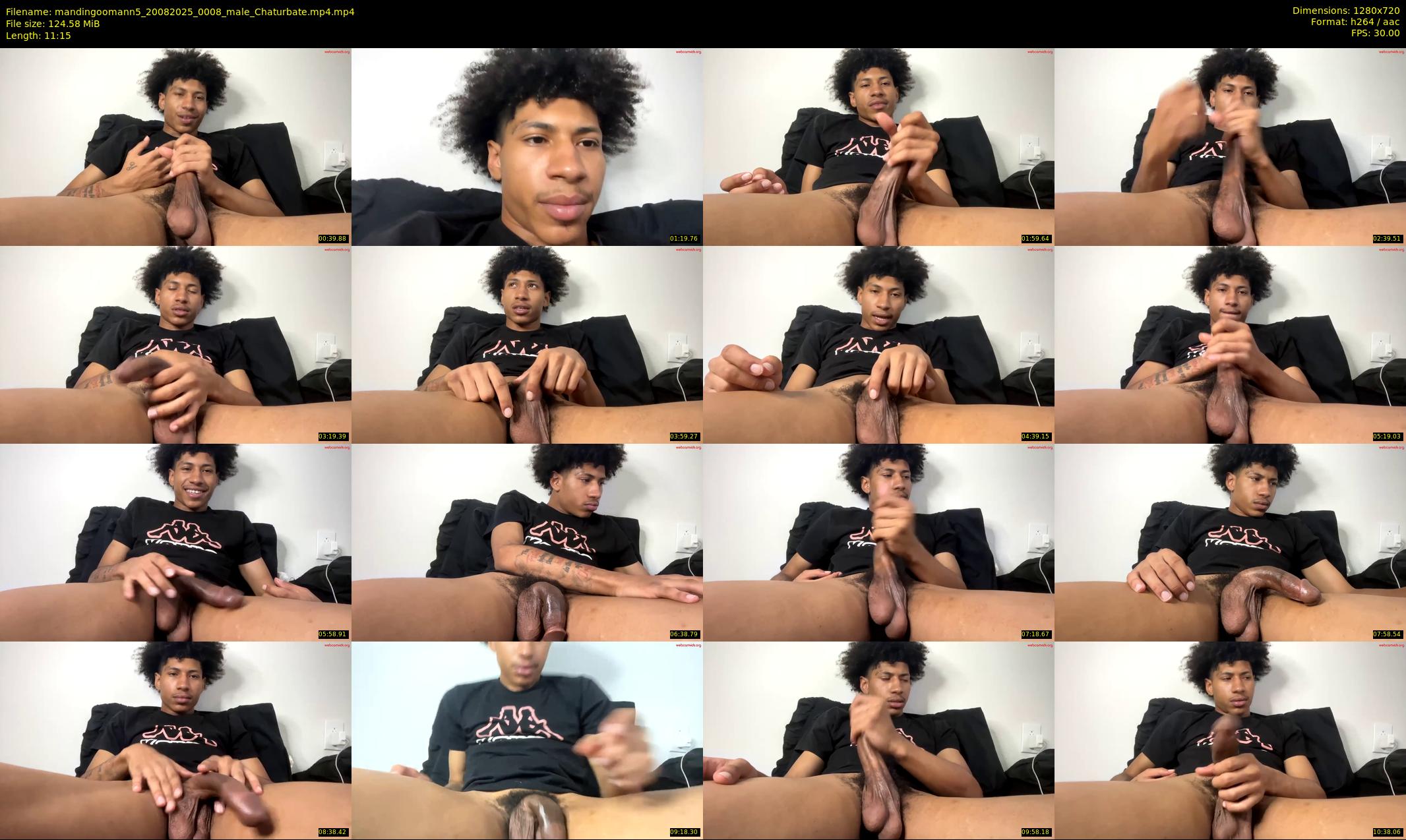 mandingoomann5 — 12 minute Chaturbate male cam show recording, 720p, Aug 20, 2025