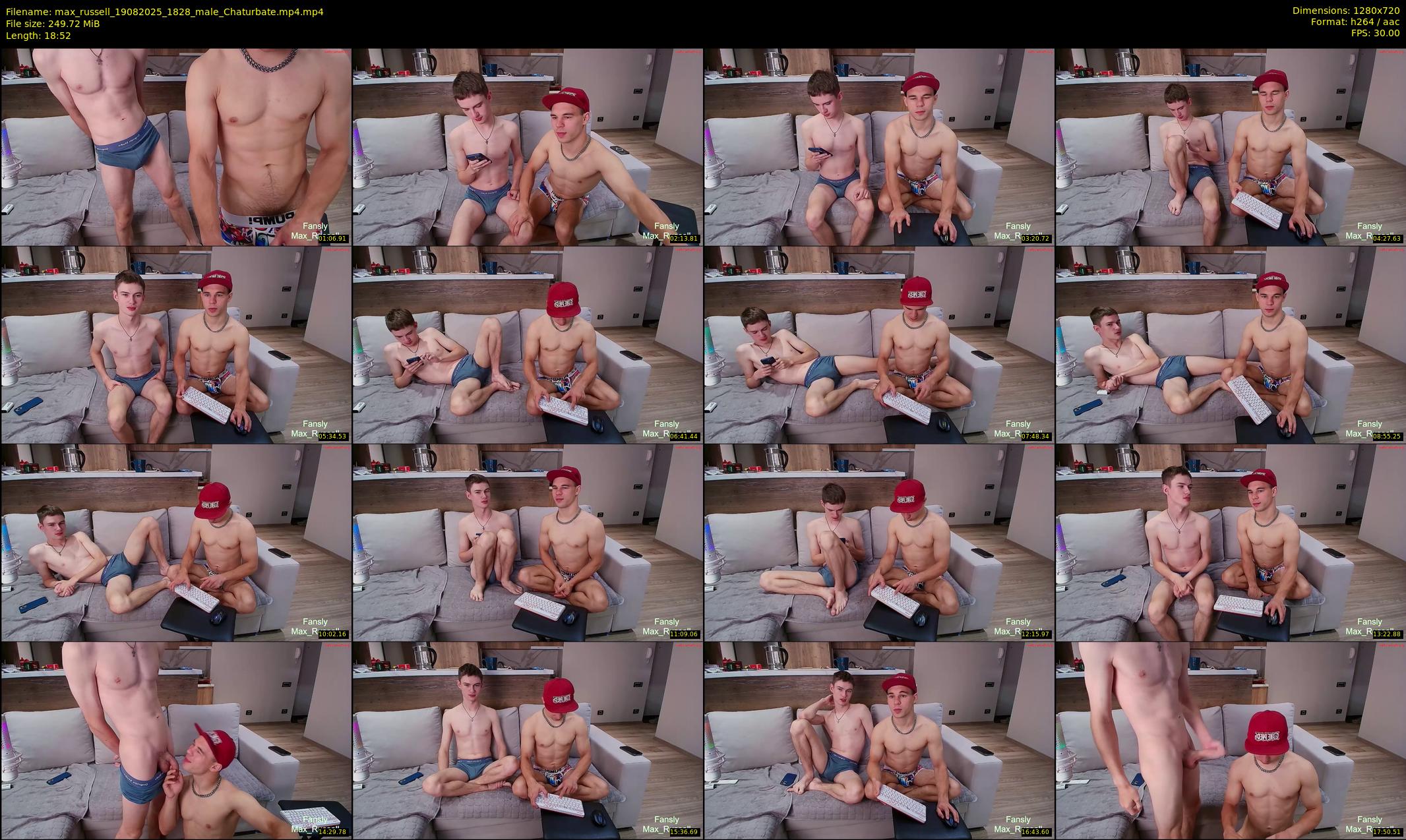 max_russell — 19 minute Chaturbate male cam show recording, 720p, Aug 19, 2025