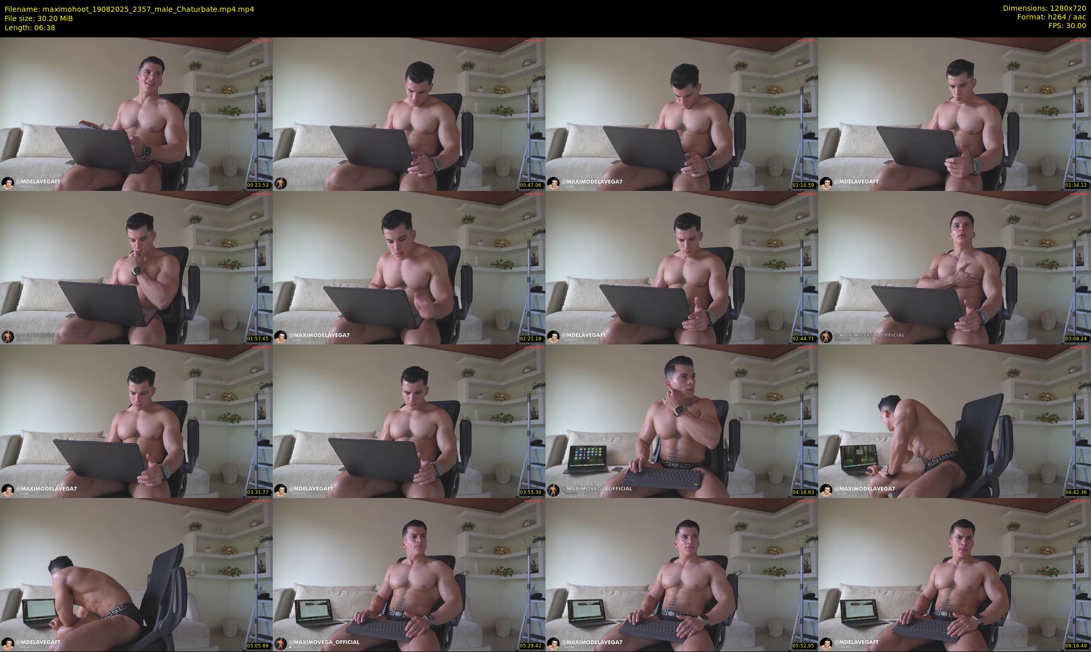 maximohoot — 7 minute Chaturbate male cam show recording, 720p, Aug 19, 2025
