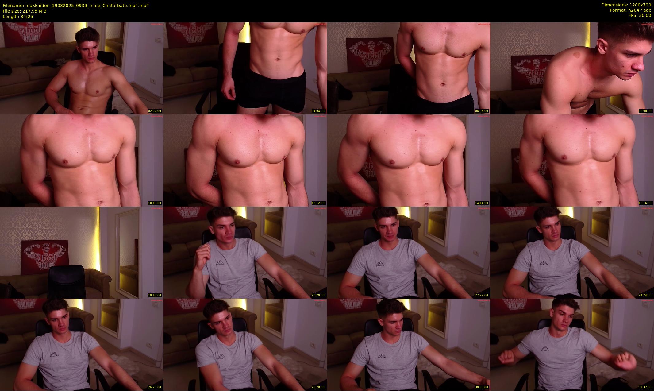 maxkaiden — 35 minute Chaturbate male cam show recording, 720p, Aug 19, 2025