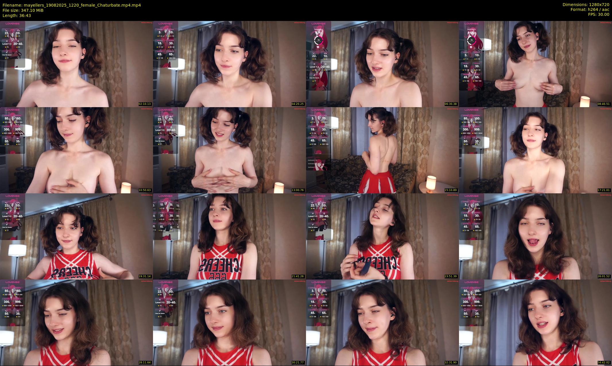 mayellers — 37 minute Chaturbate female cam show recording, 720p, Aug 19, 2025
