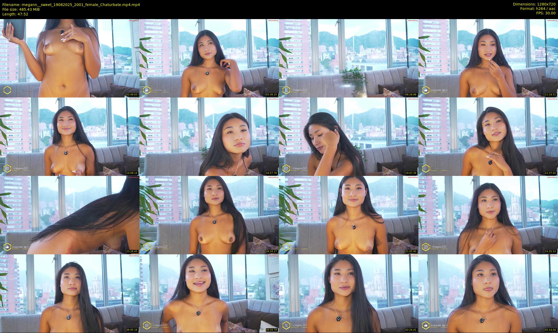 megann__sweet — 48 minute Chaturbate female cam show recording, 720p, Aug 19, 2025