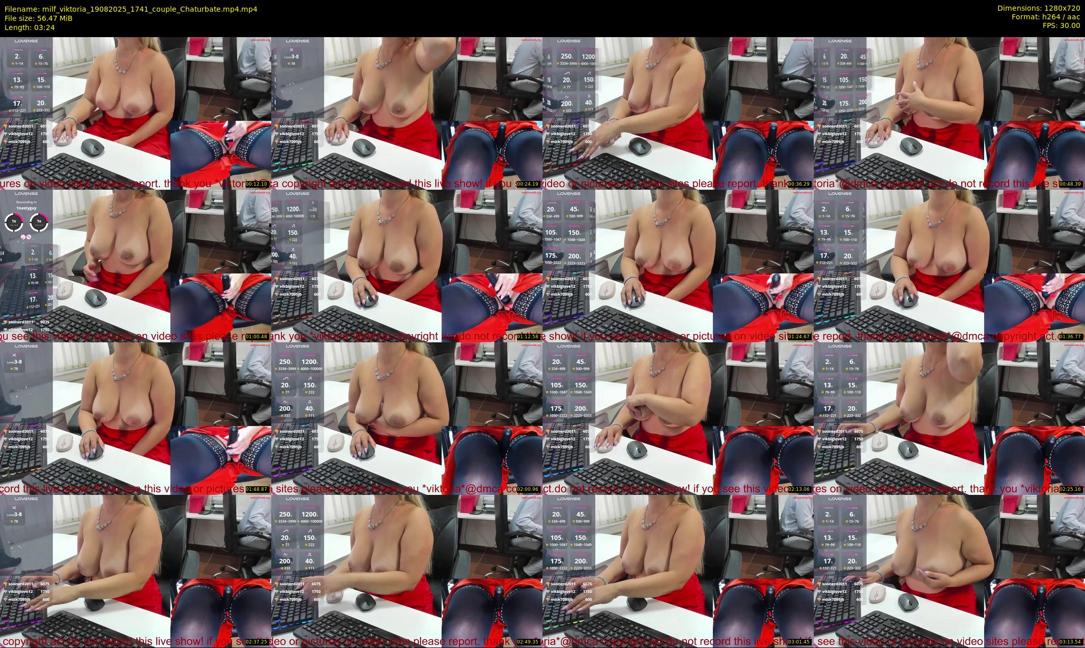 milf_viktoria — 4 minute Chaturbate female cam show recording, 720p, Aug 19, 2025